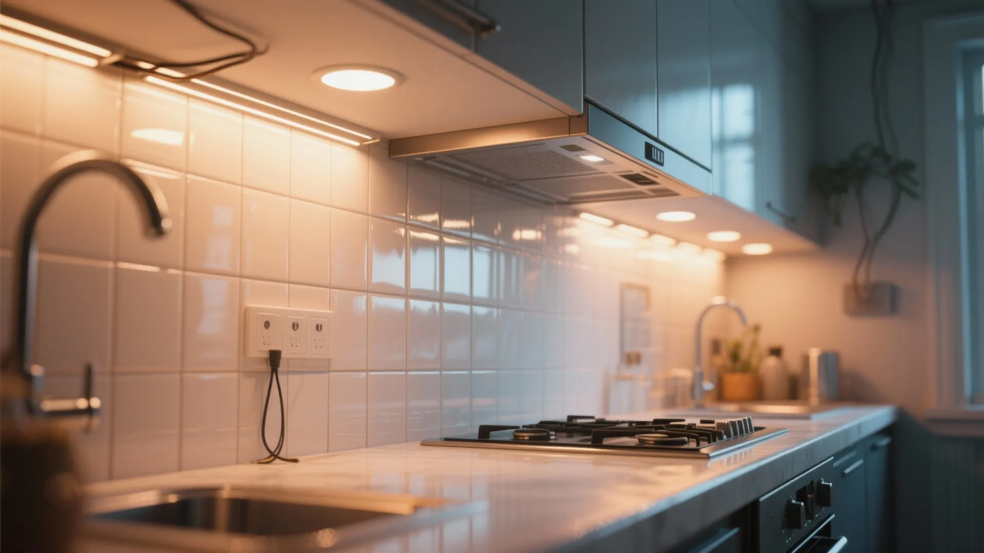 4. Light it right: layered lighting and reflective finishes