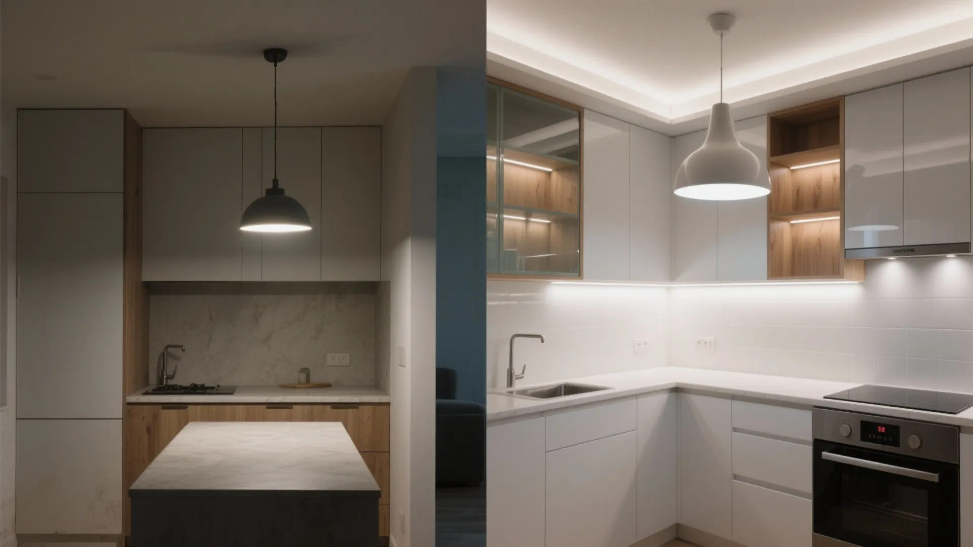 Layered Lighting That Doubles Visual Space