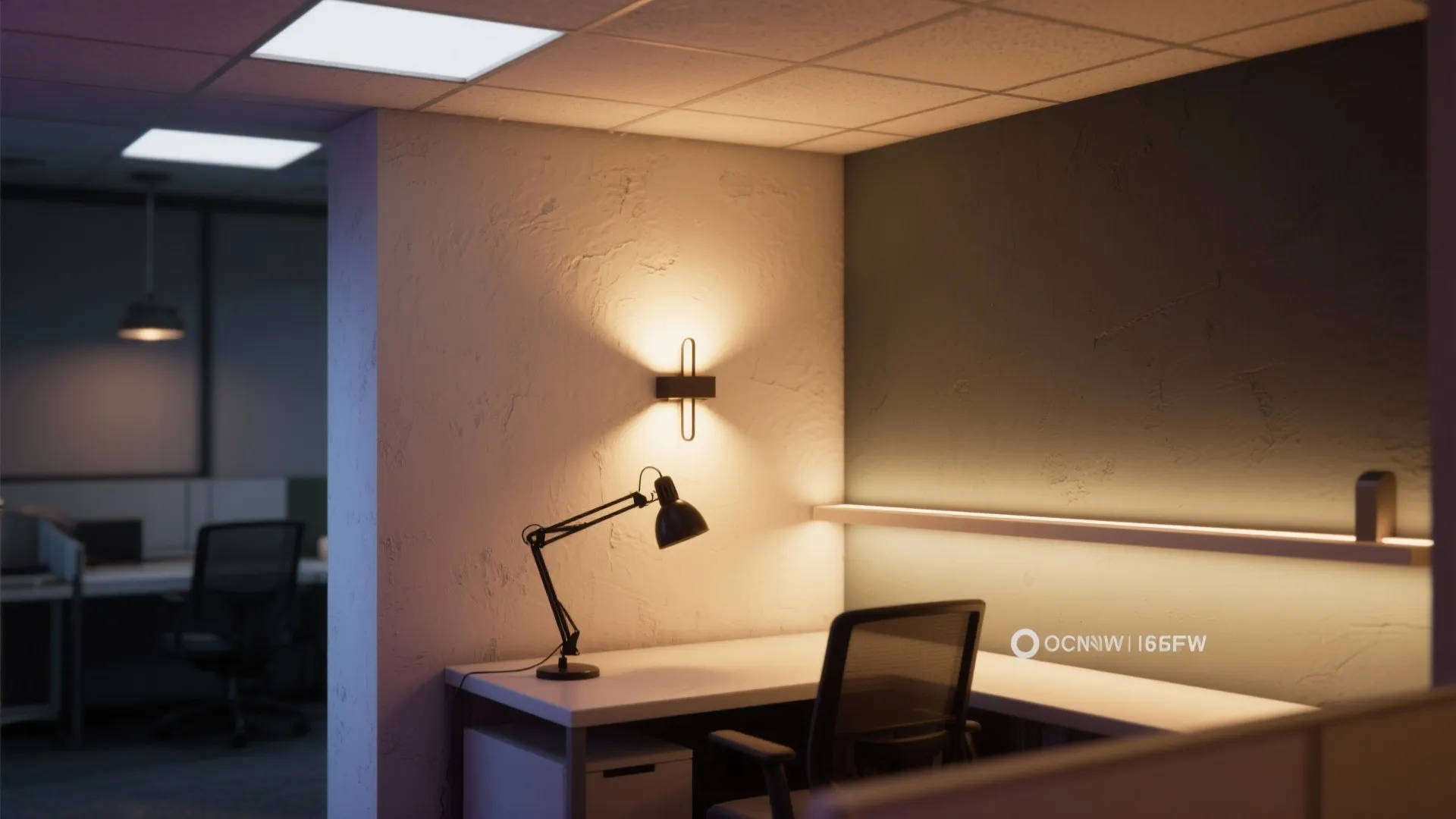 5. Layered lighting and strategic color blocks