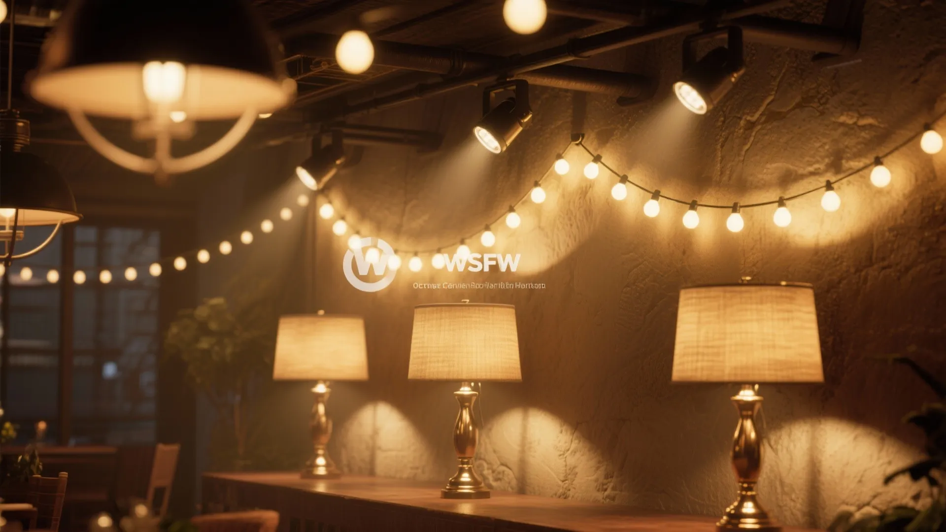 2. Layered lighting to create depth