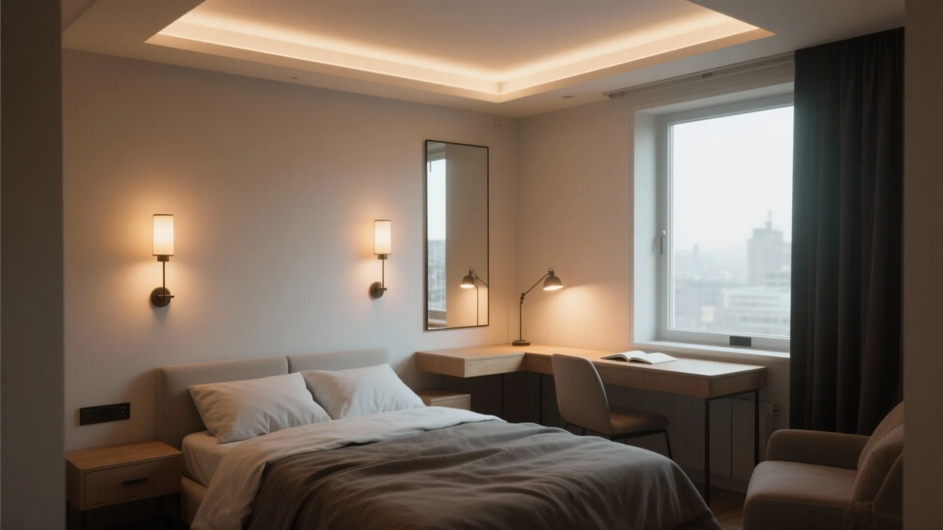 3. Layer light and reflective surfaces