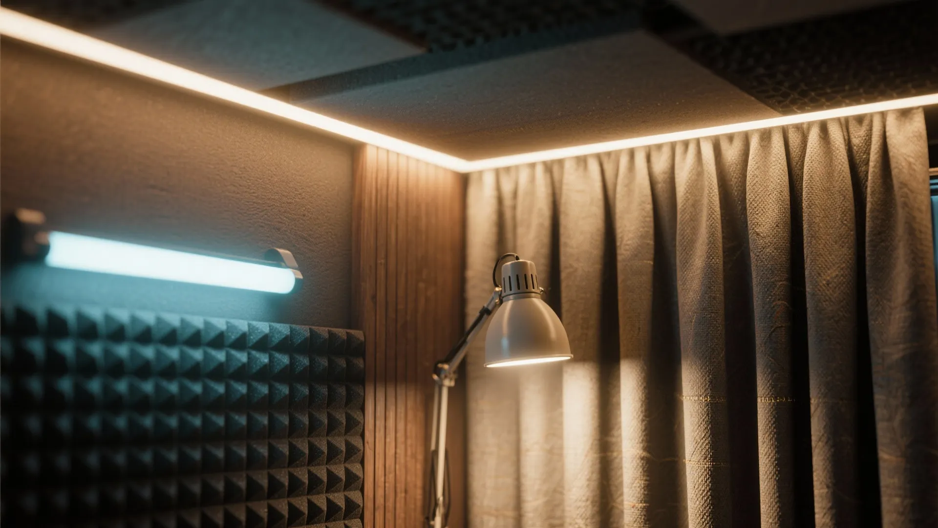 4. Layered Lighting and Acoustic Tricks