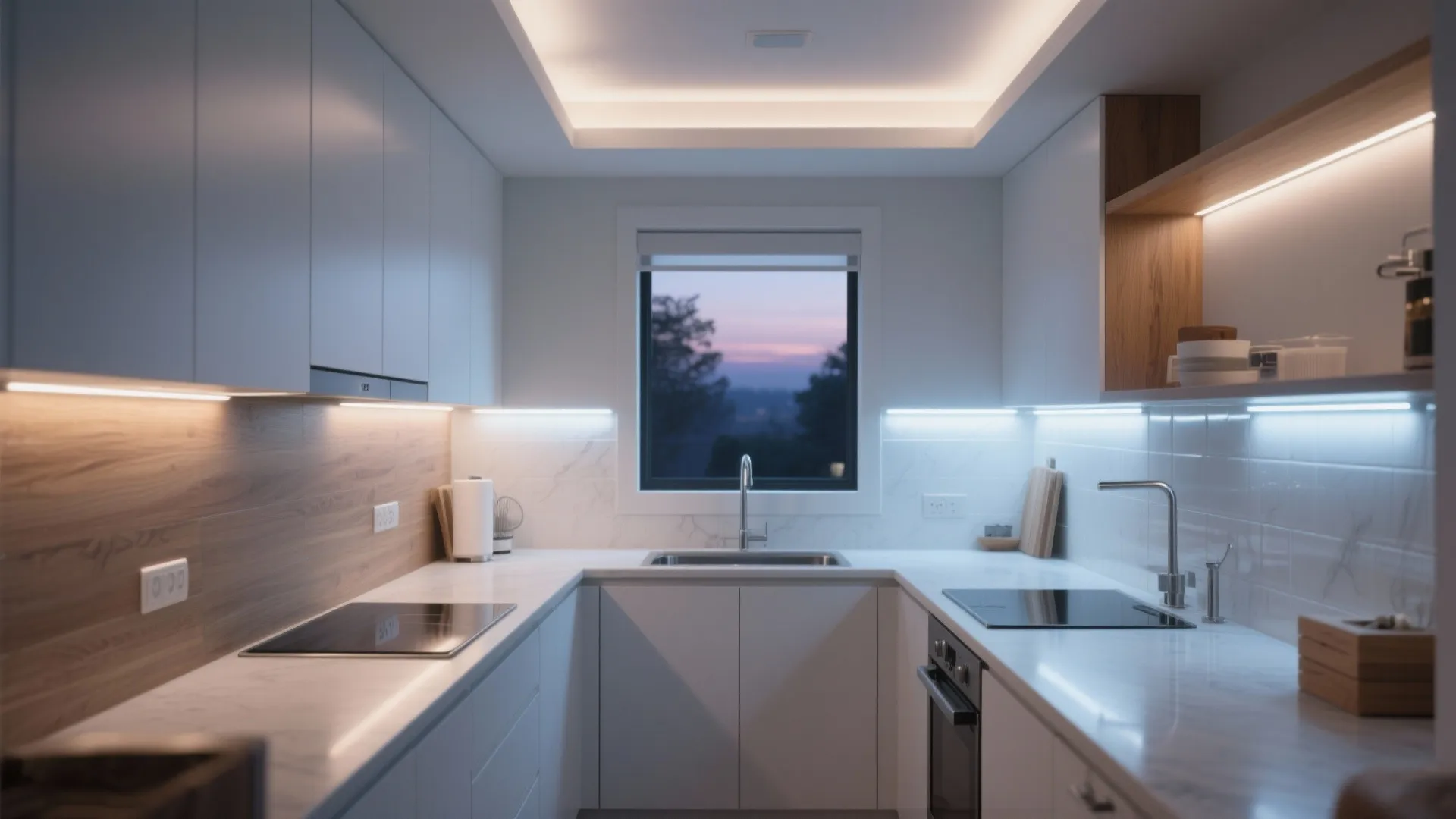 Layered Lighting to Stretch Space