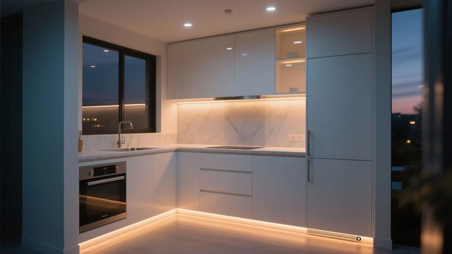 Layered Lighting and Smart Zones in Tiny Kitchens