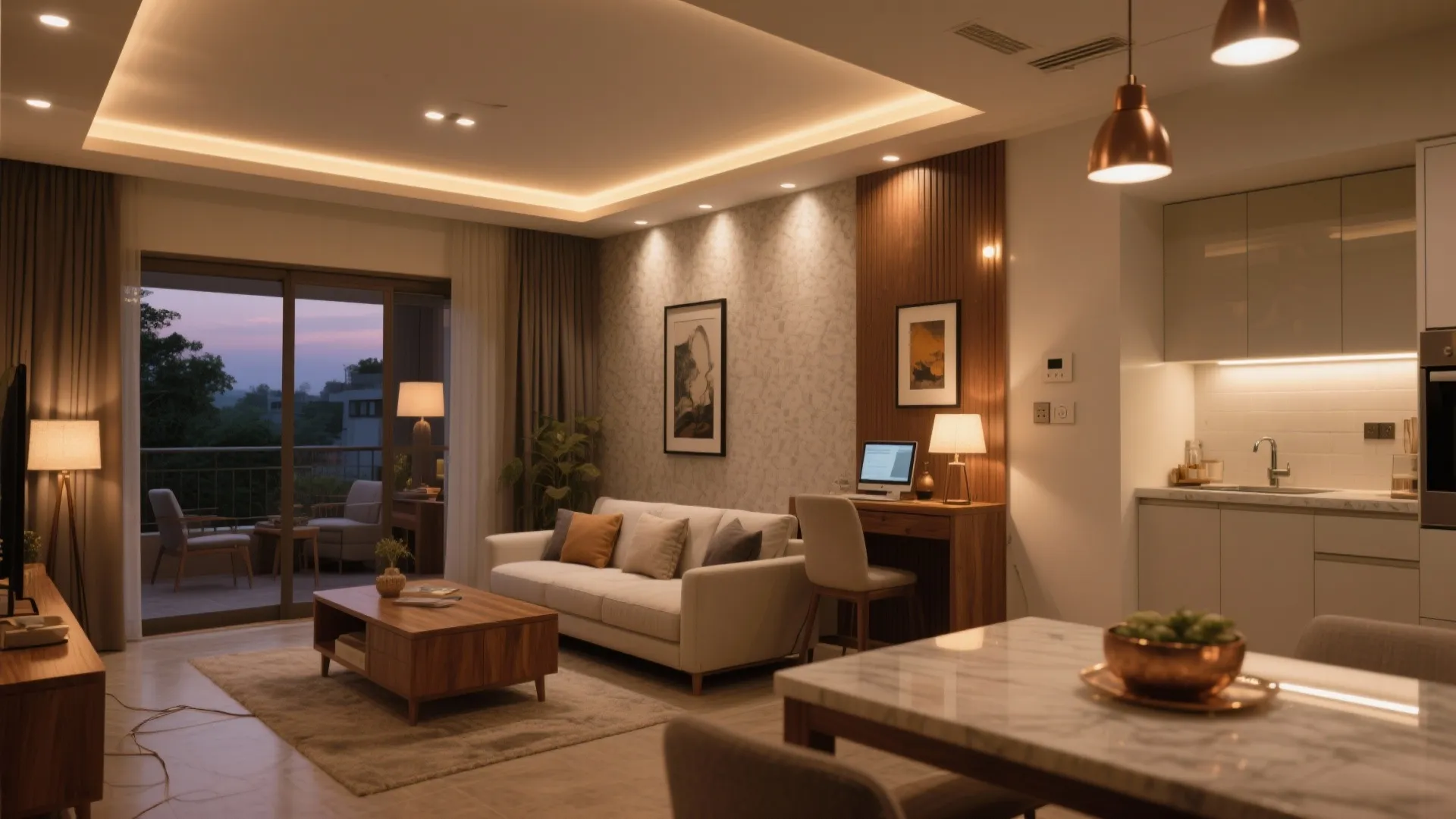 Layered Lighting, Smart Controls, and Art-led Accents