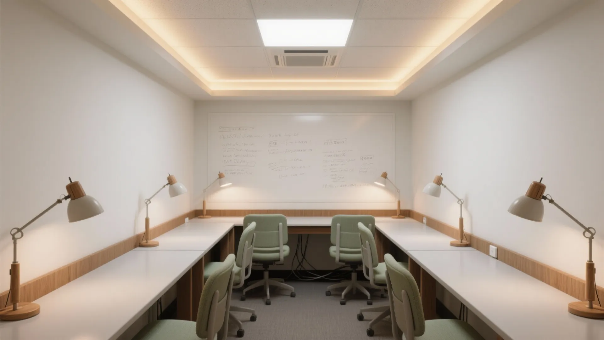 Layered lighting for focus and well-being