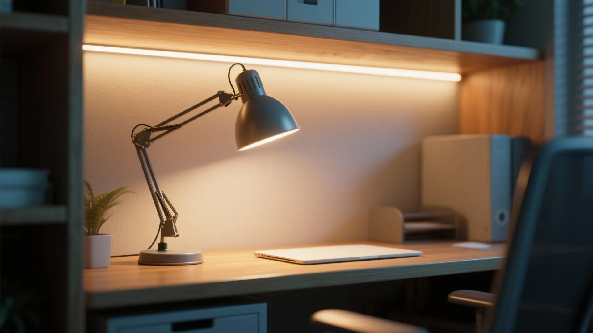 4. Layered Lighting for Focus and Mood