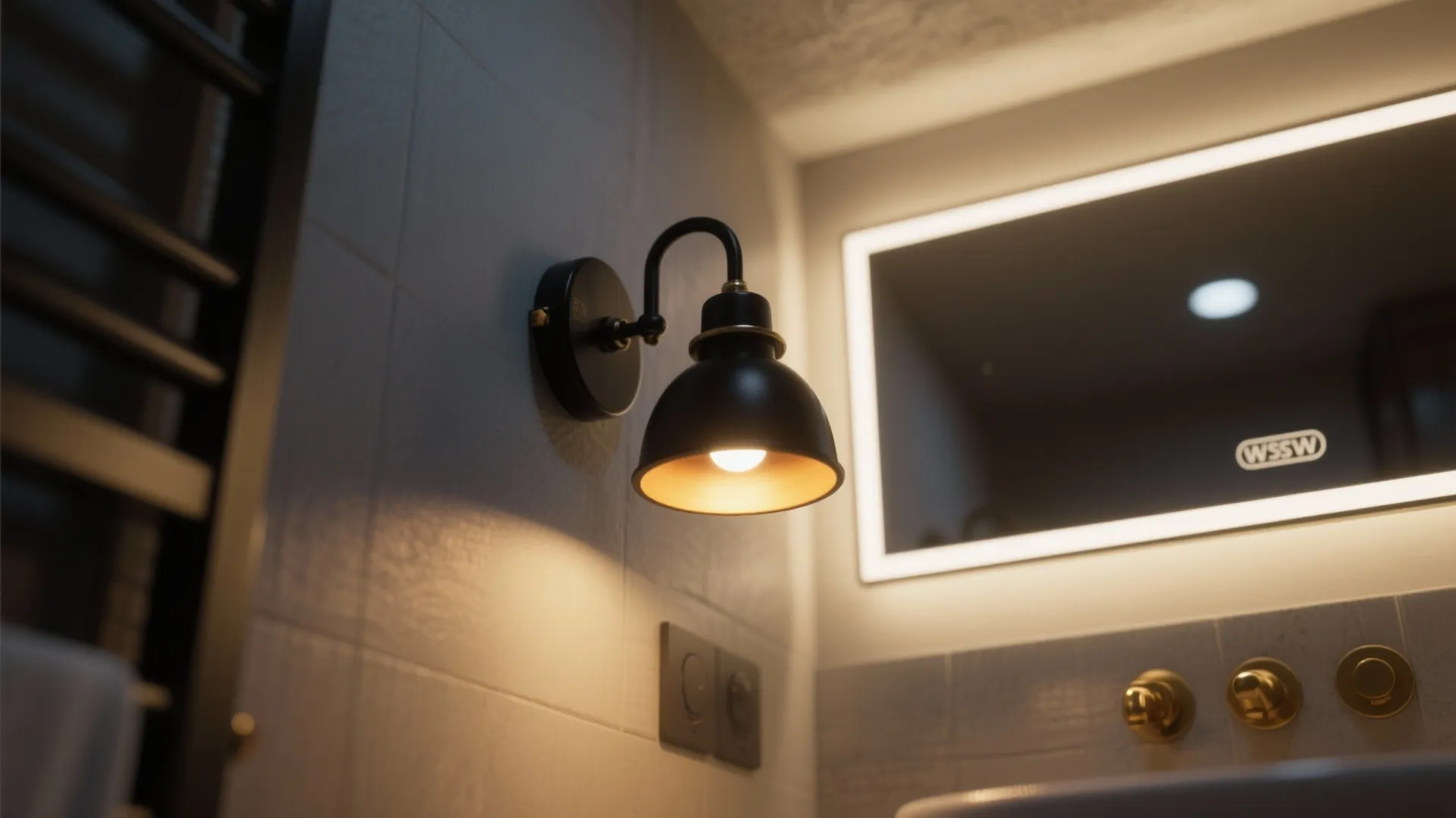 Layered lighting to avoid a flat black hole