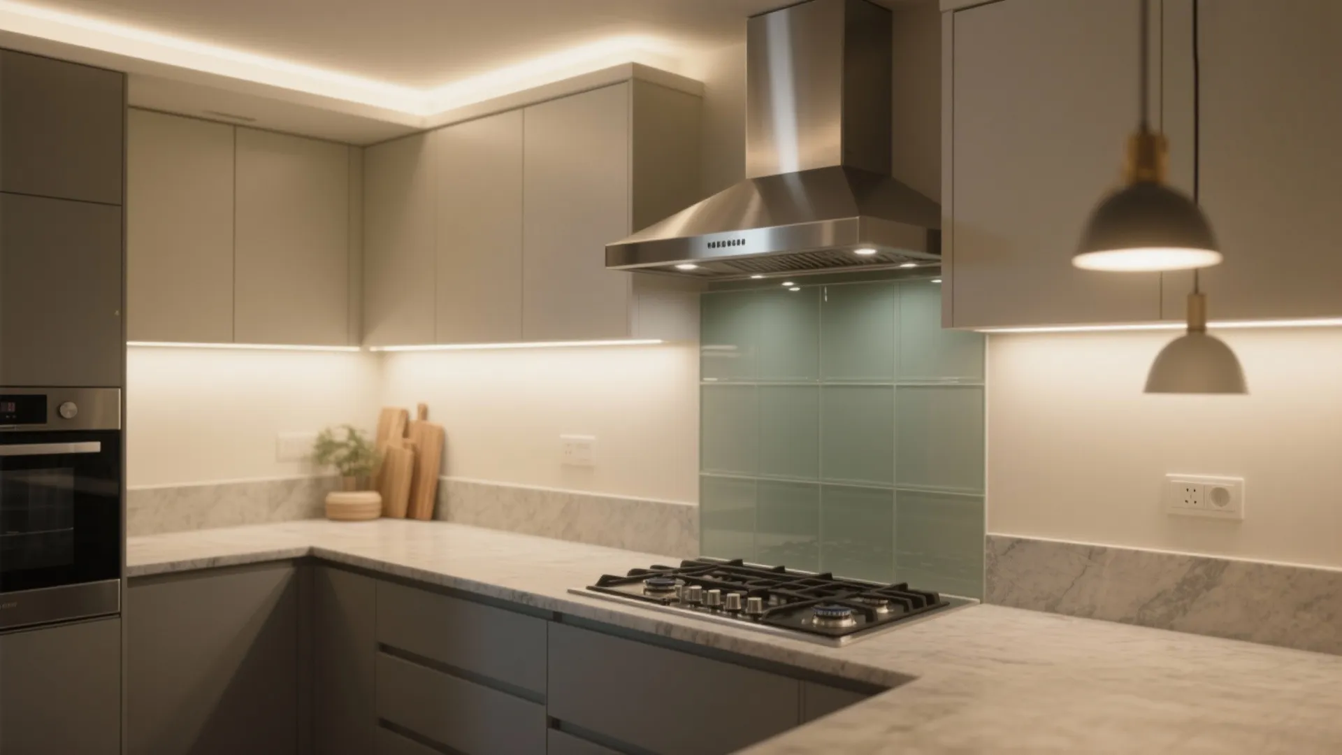 Layered lighting and smart ventilation