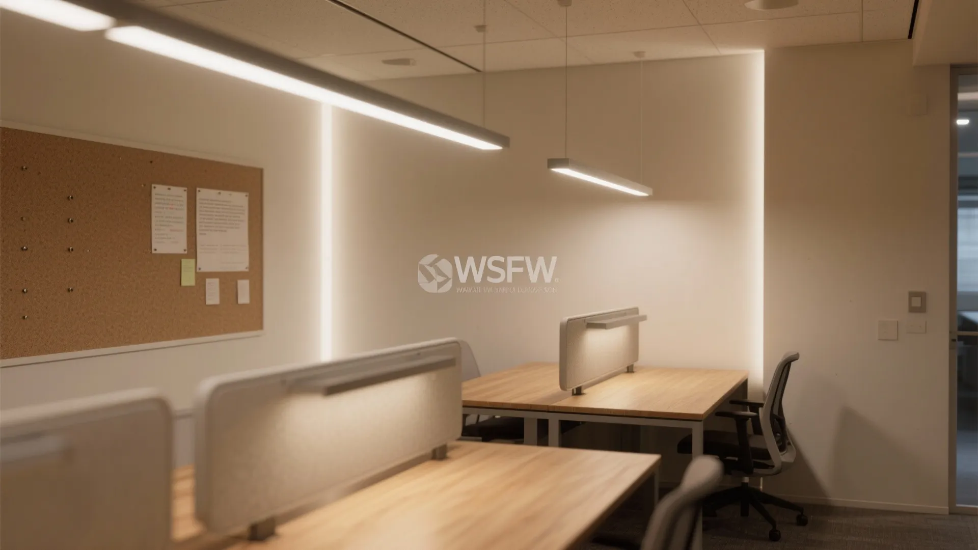 Layered lighting for focus without glare