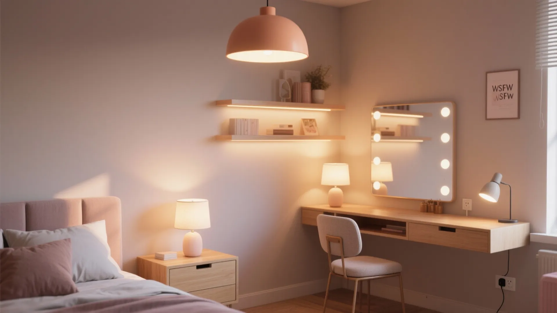 1. Layered lighting for mood and function