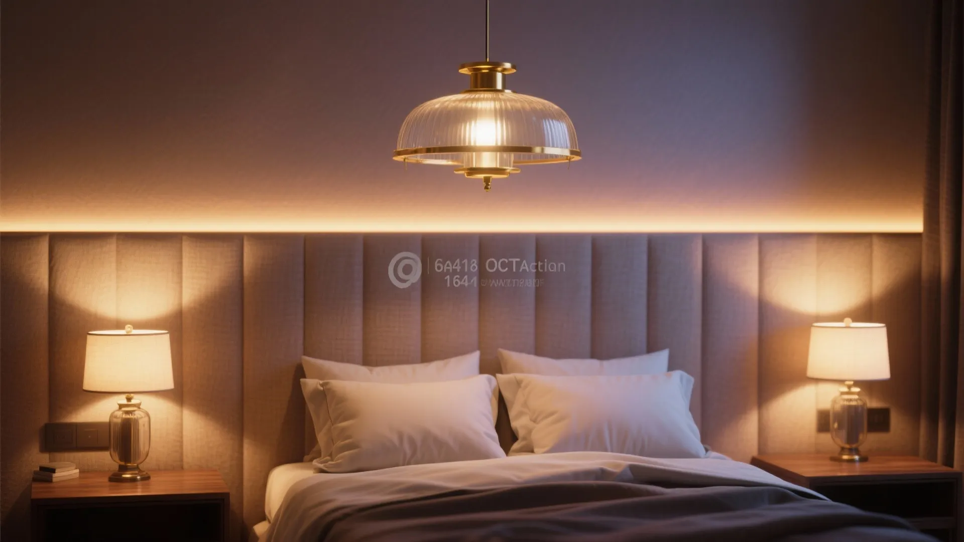 2. Layered lighting for mood and function