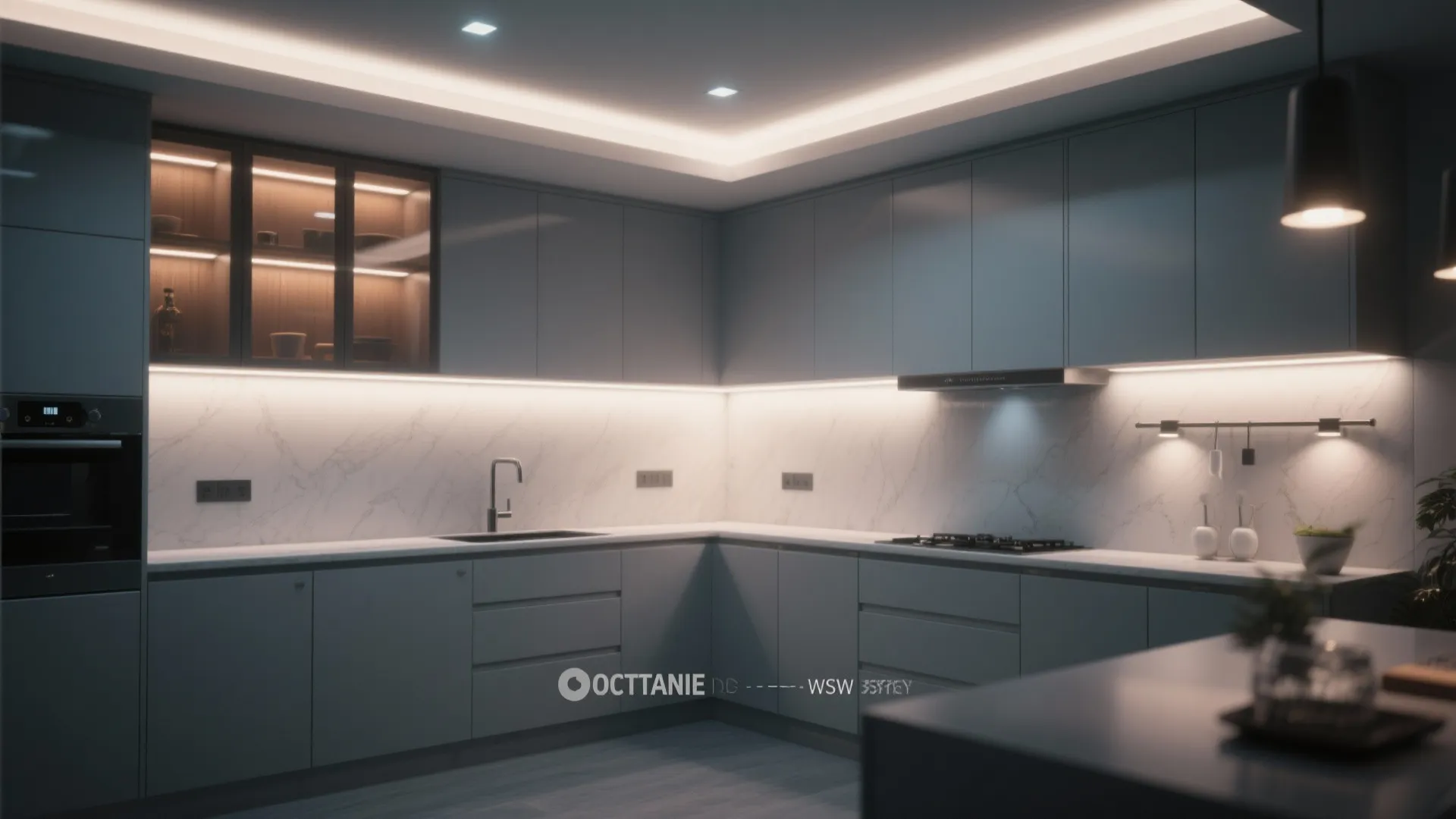 5. Layered Lighting to Lift Greys