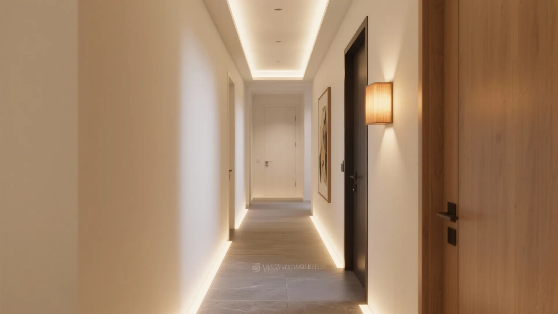 Layered Lighting That Flatters Narrow Corridors