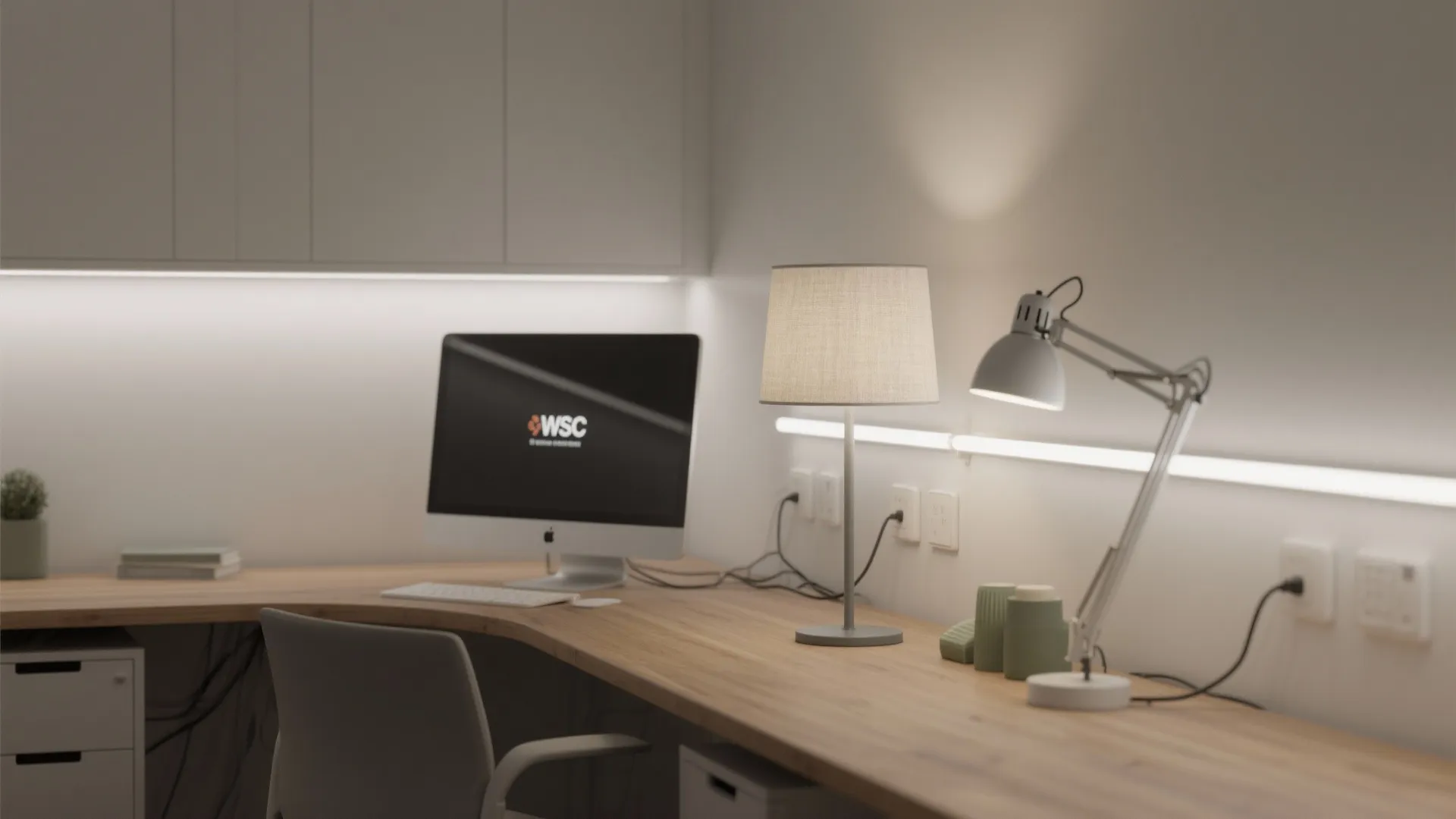 Layered Lighting: Task, Ambient, and a Low-Glare Glow