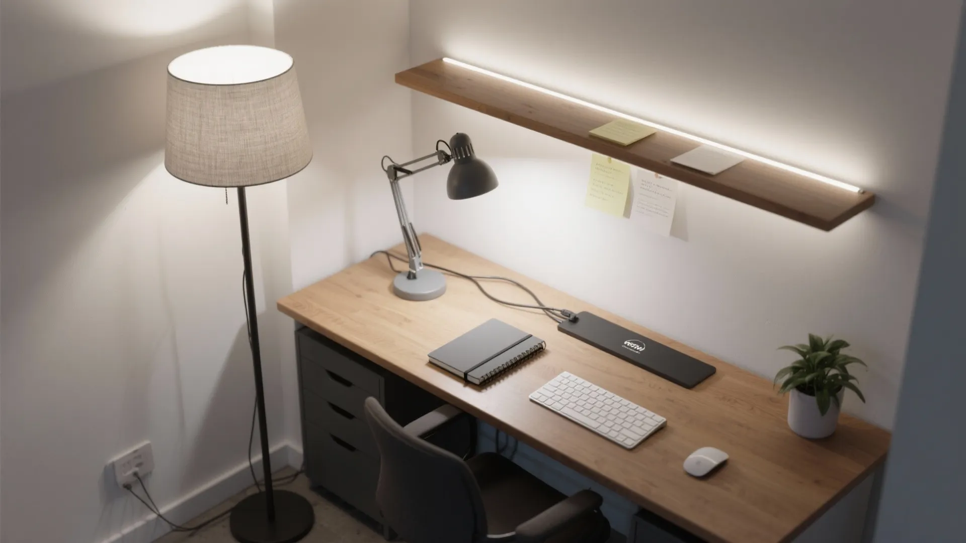 Layered Lighting to Reduce Eye Strain