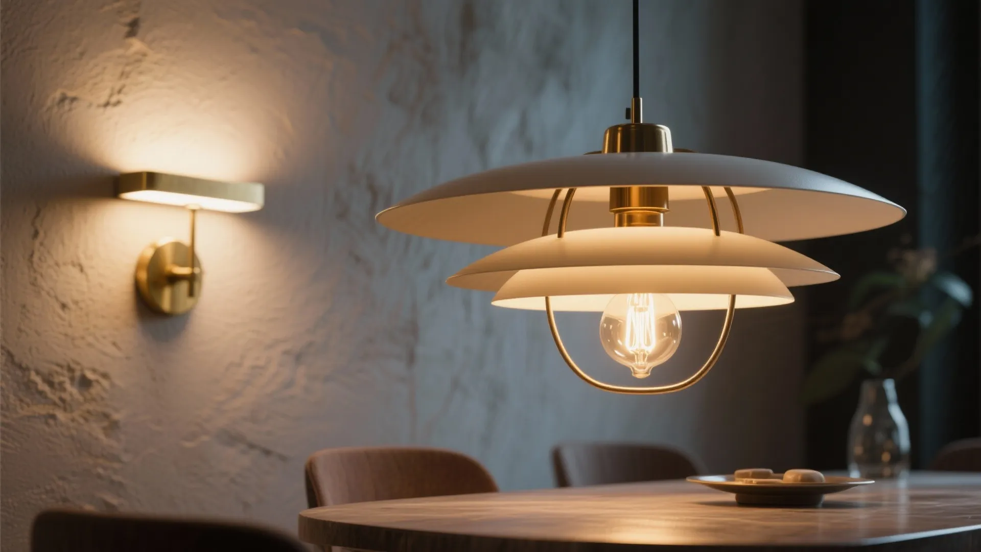 4. Choose warm, layered lighting