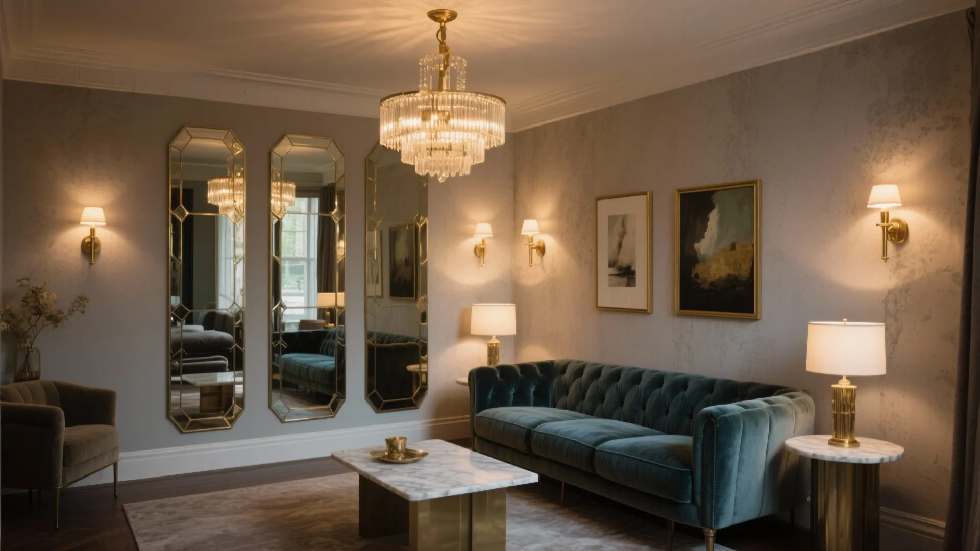 Layered Lighting with Reflective Textures