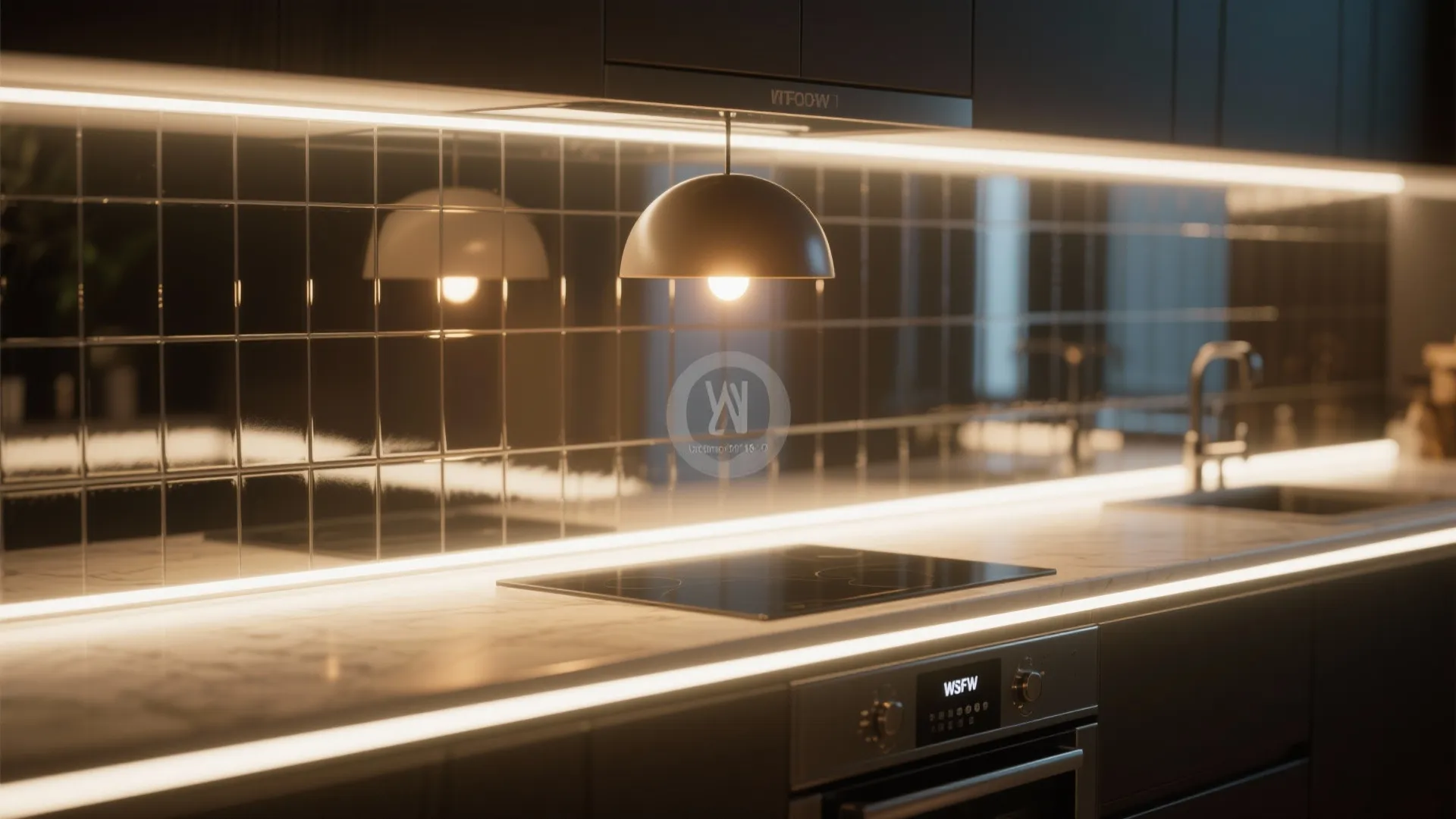 5. Layered Lighting and Reflective Accents