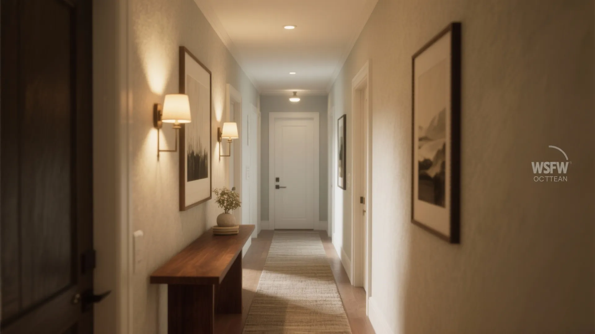 Layered Lighting for Narrow Halls