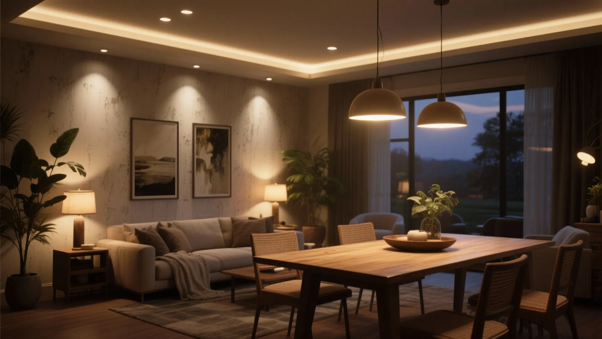 Layered Lighting + Smart Scenes