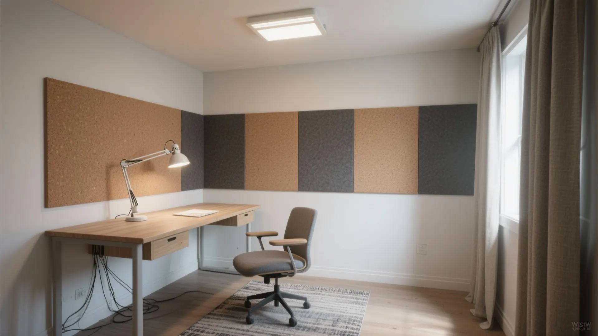 Layered lighting and acoustic comfort