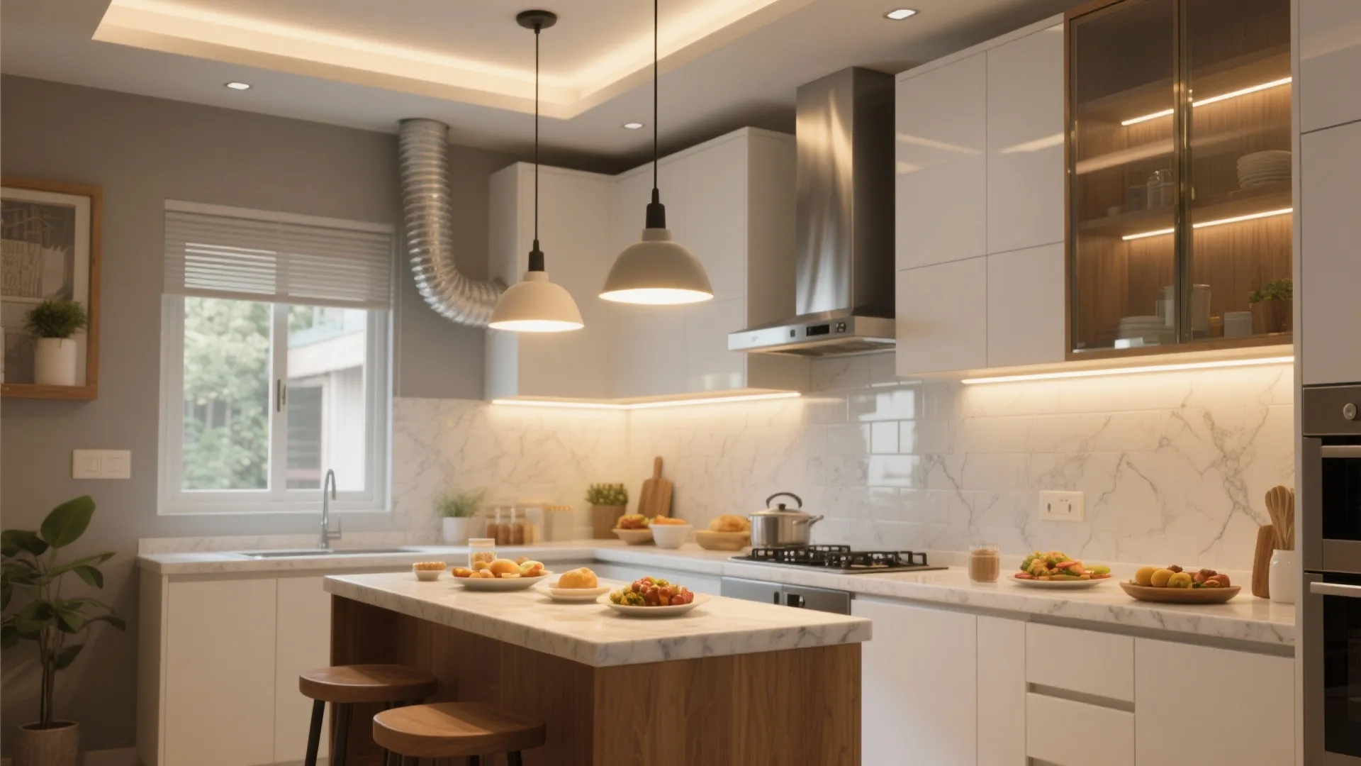 Layered lighting and honest ventilation