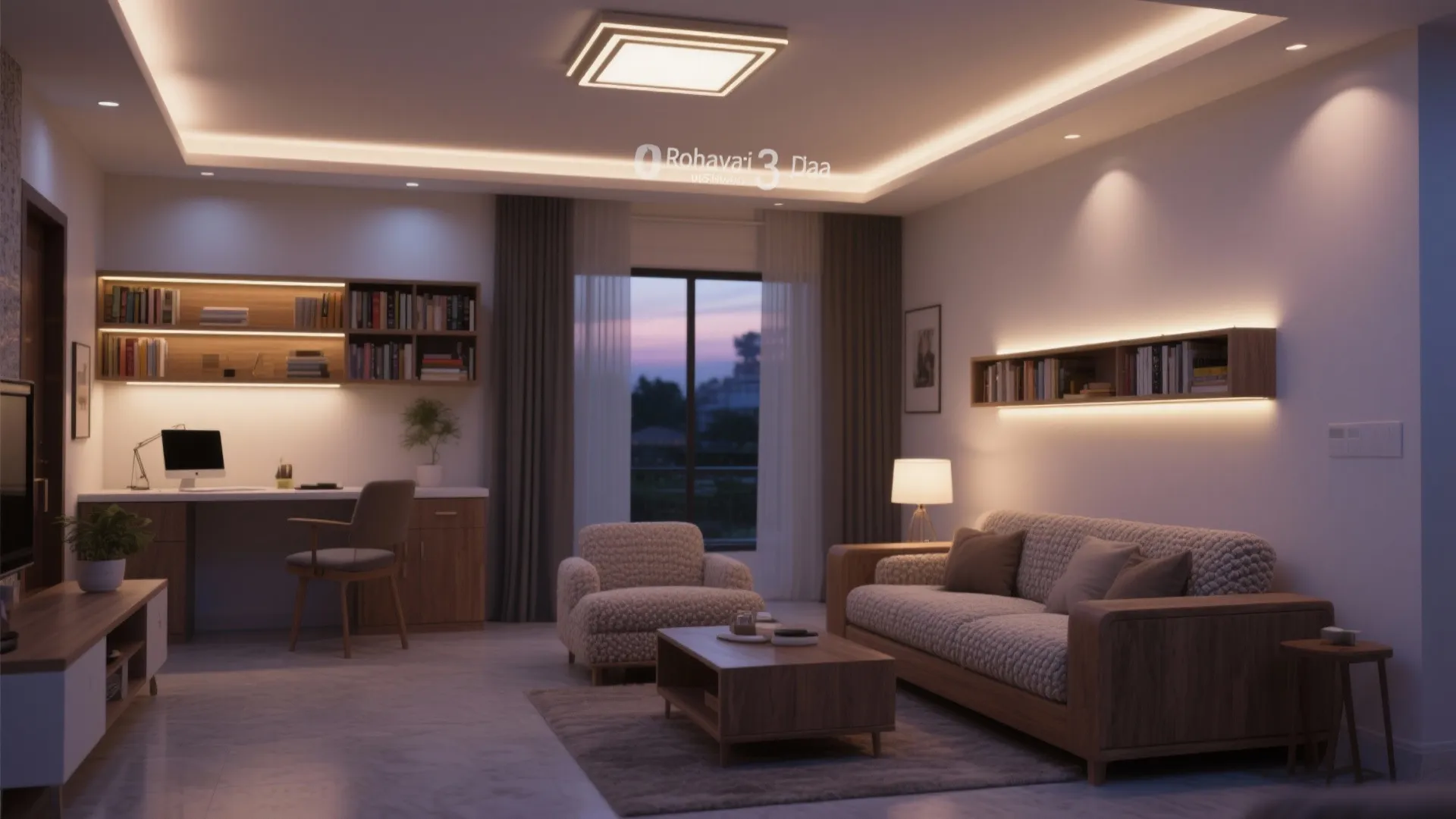 Layered lighting and a calm color strategy