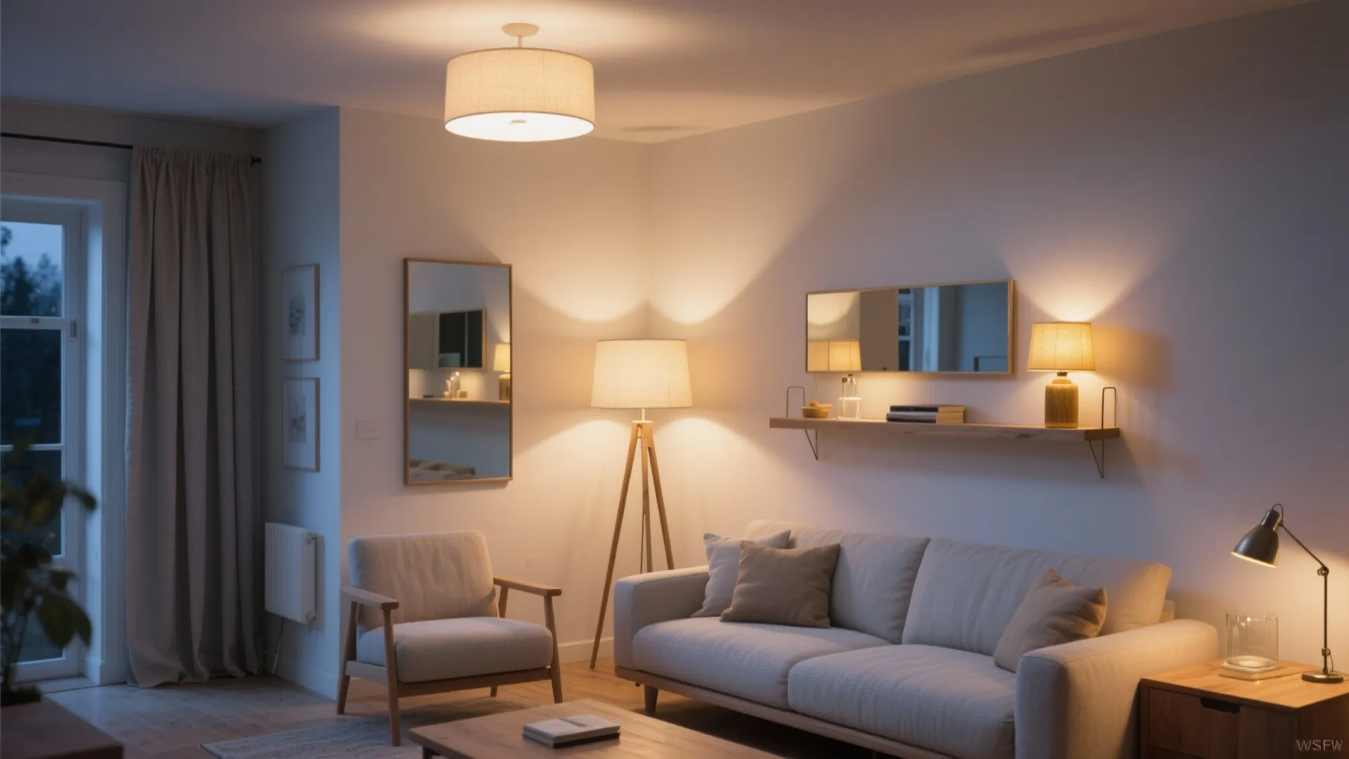 4) Layered lighting and reflective tricks