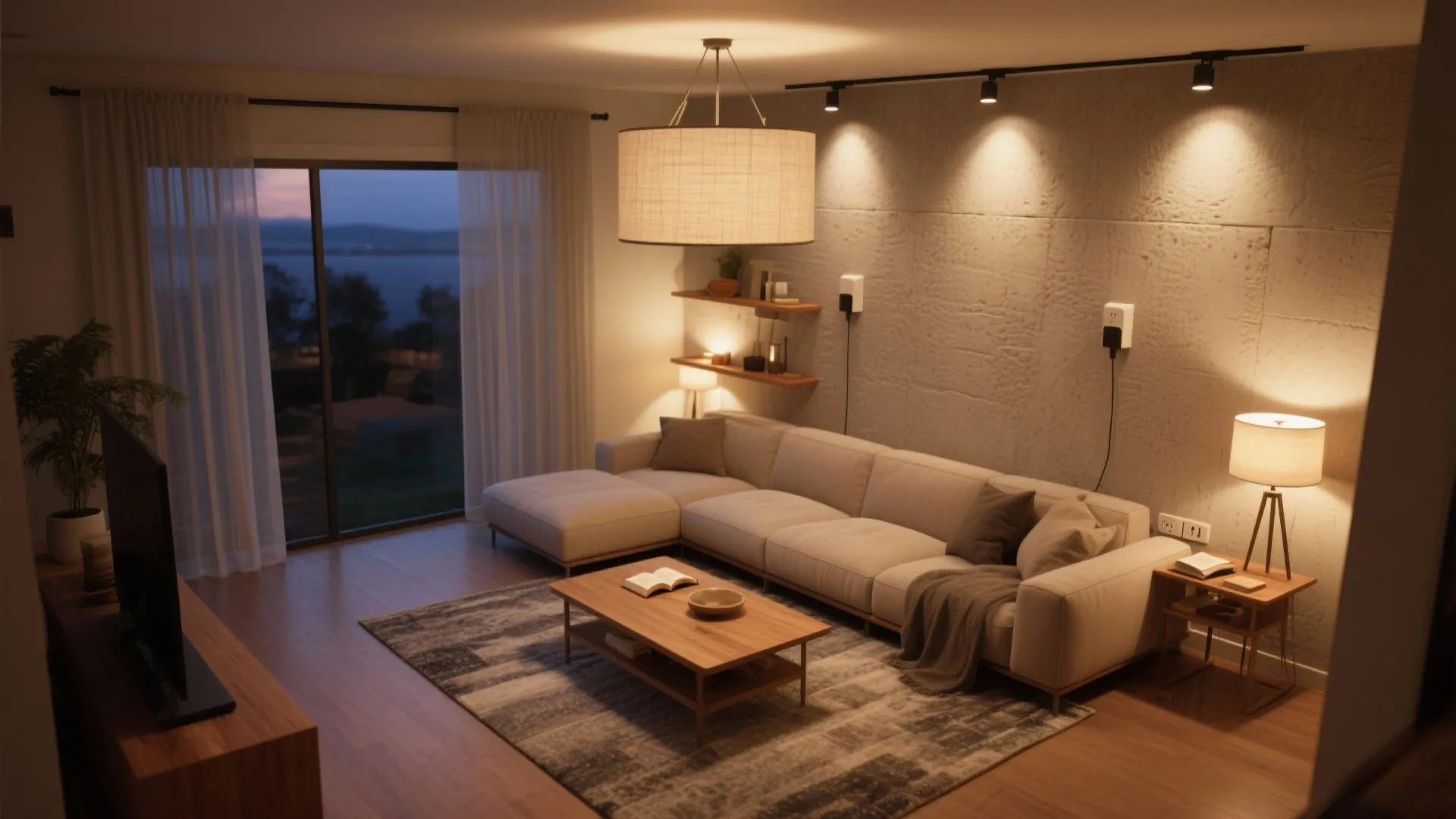 Layered lighting that flatters and adapts