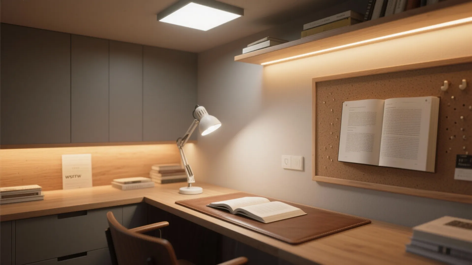 Layered, evidence-based lighting for long reading sessions