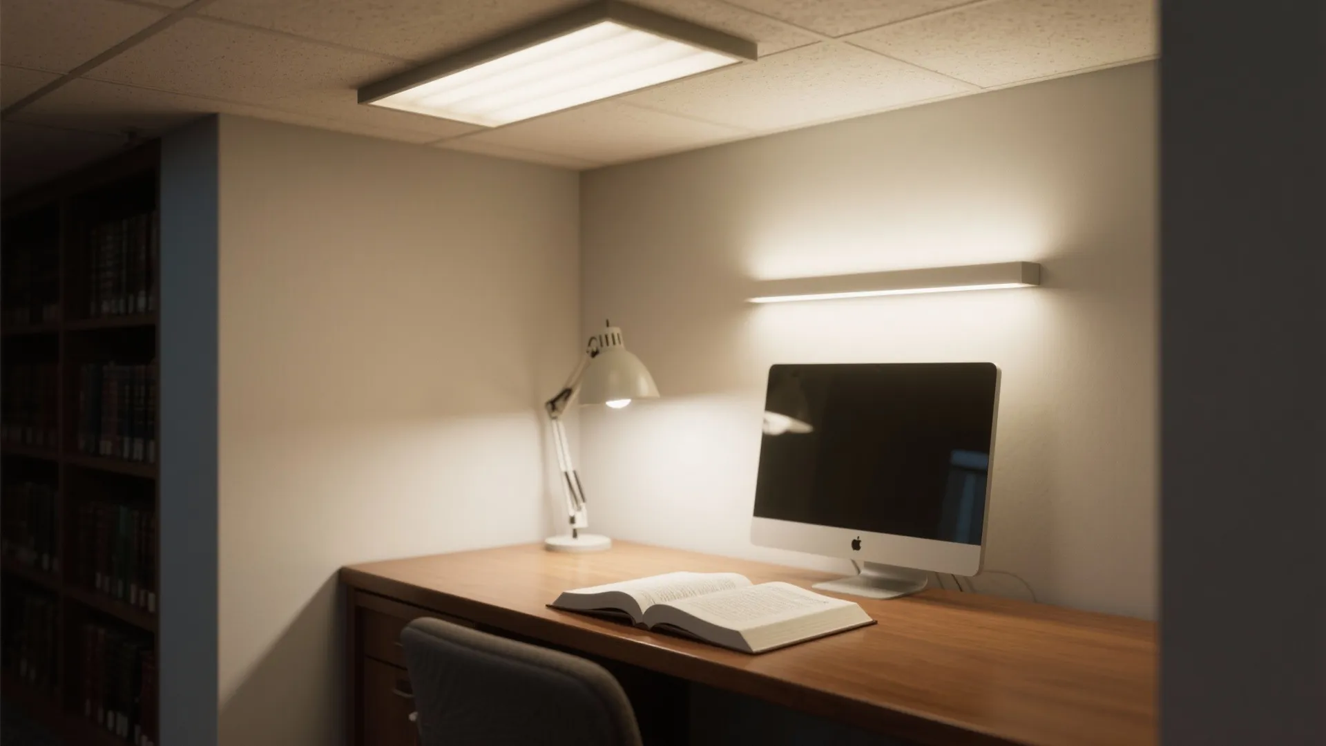 Layered Lighting That Reads Like a Library