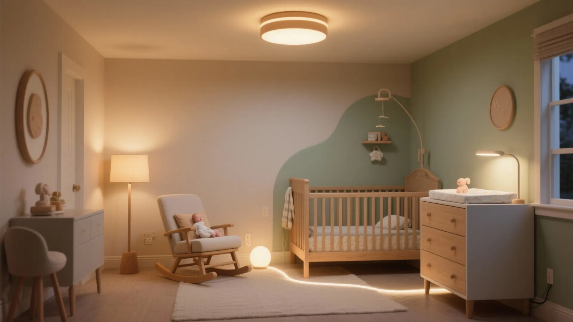 Soft, Layered Lighting for Calm Evenings