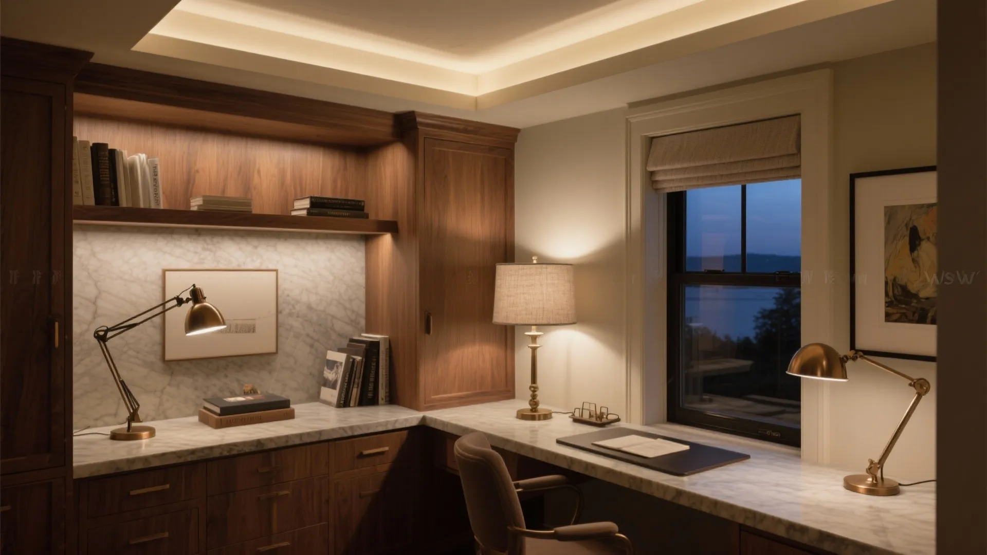 Layered lighting and artful glow