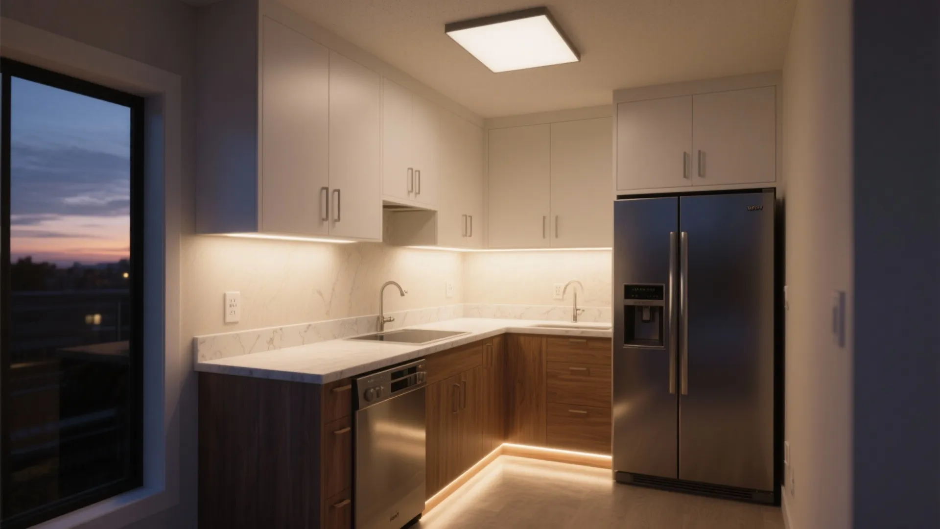 Lighting Layers And Slim Appliances That Do More