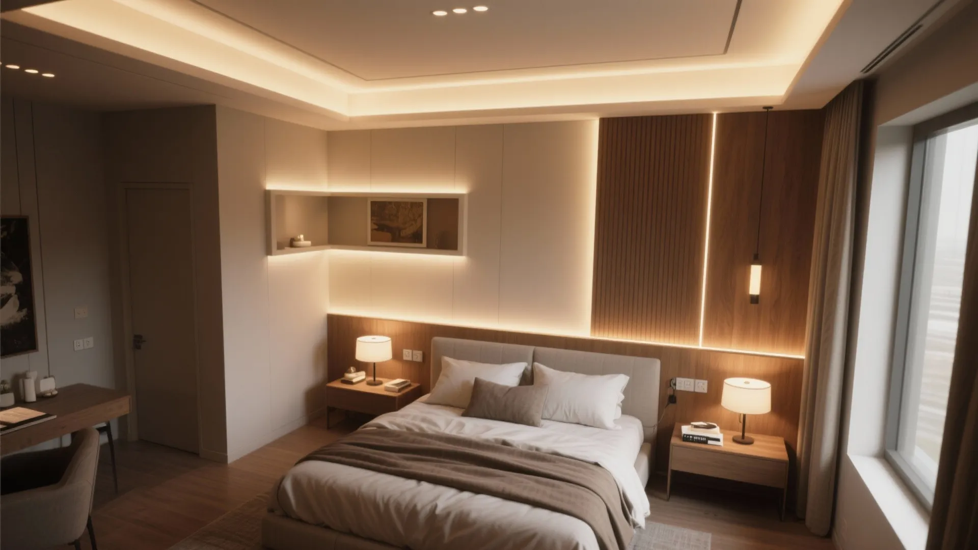 1. Layered lighting for mood and function