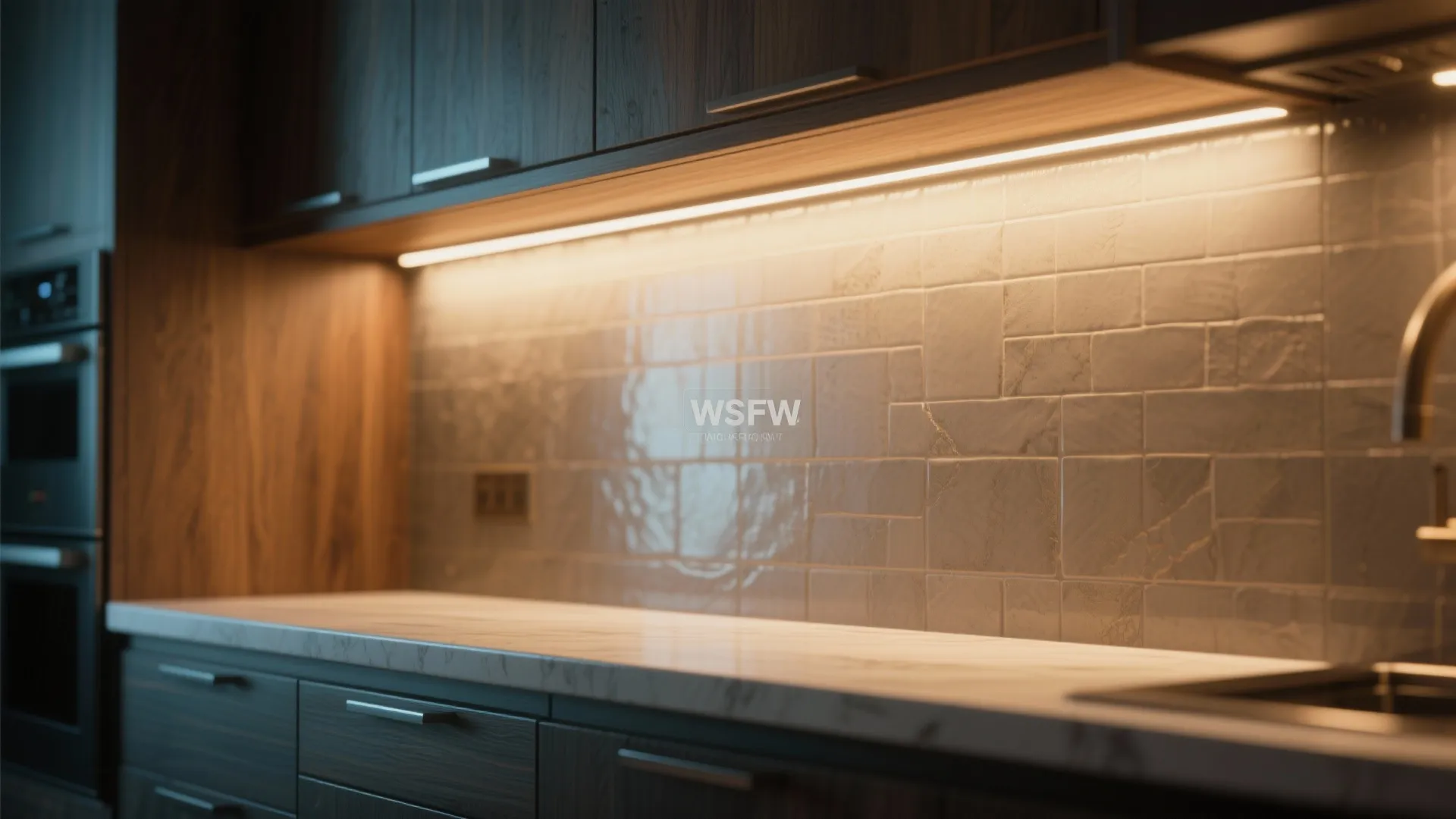 4. Layer lighting in and around top cabinets