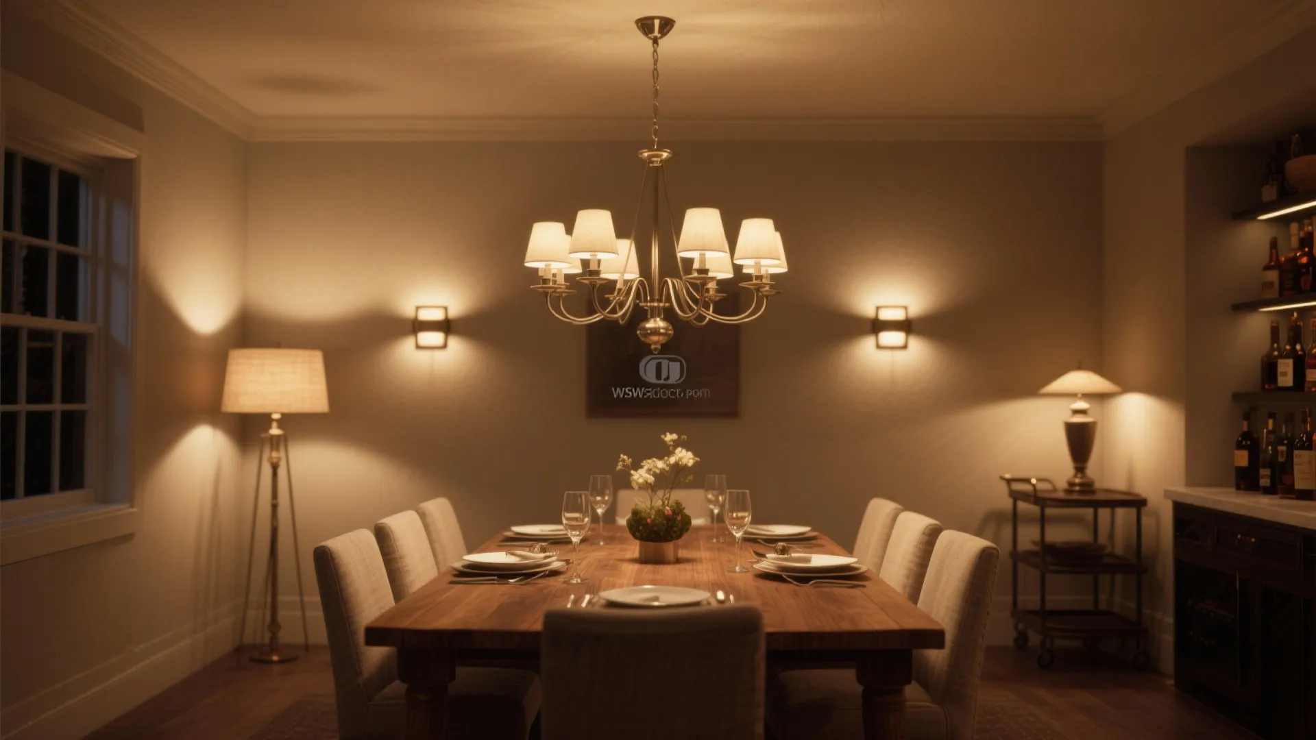 Layered lighting that flatters food and faces