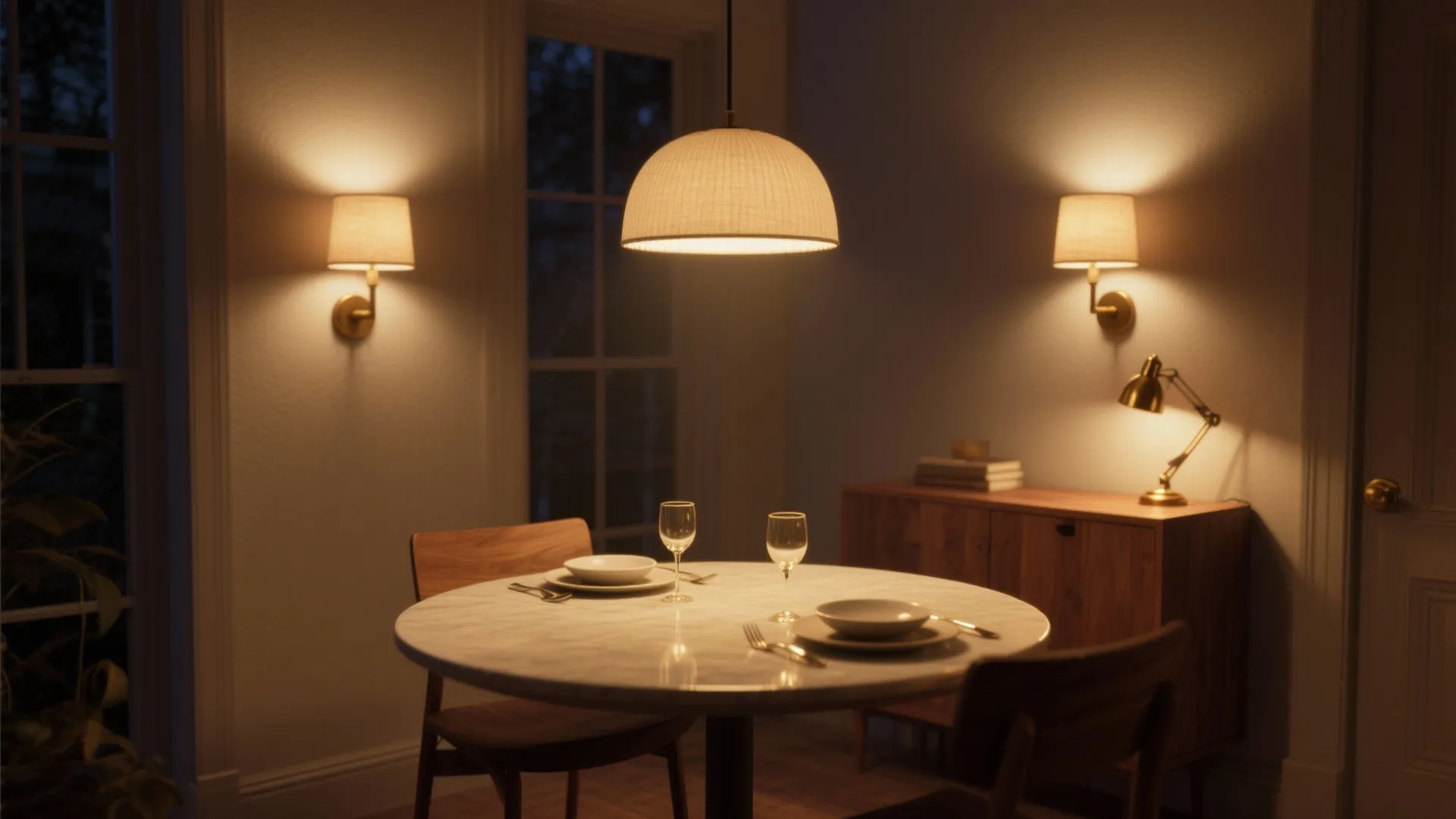 Layered Lighting for Mood and Function