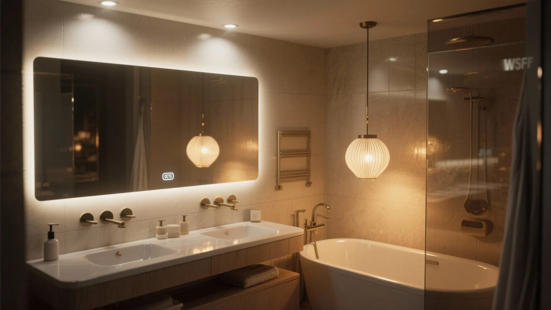 4. Layered lighting and statement fixtures