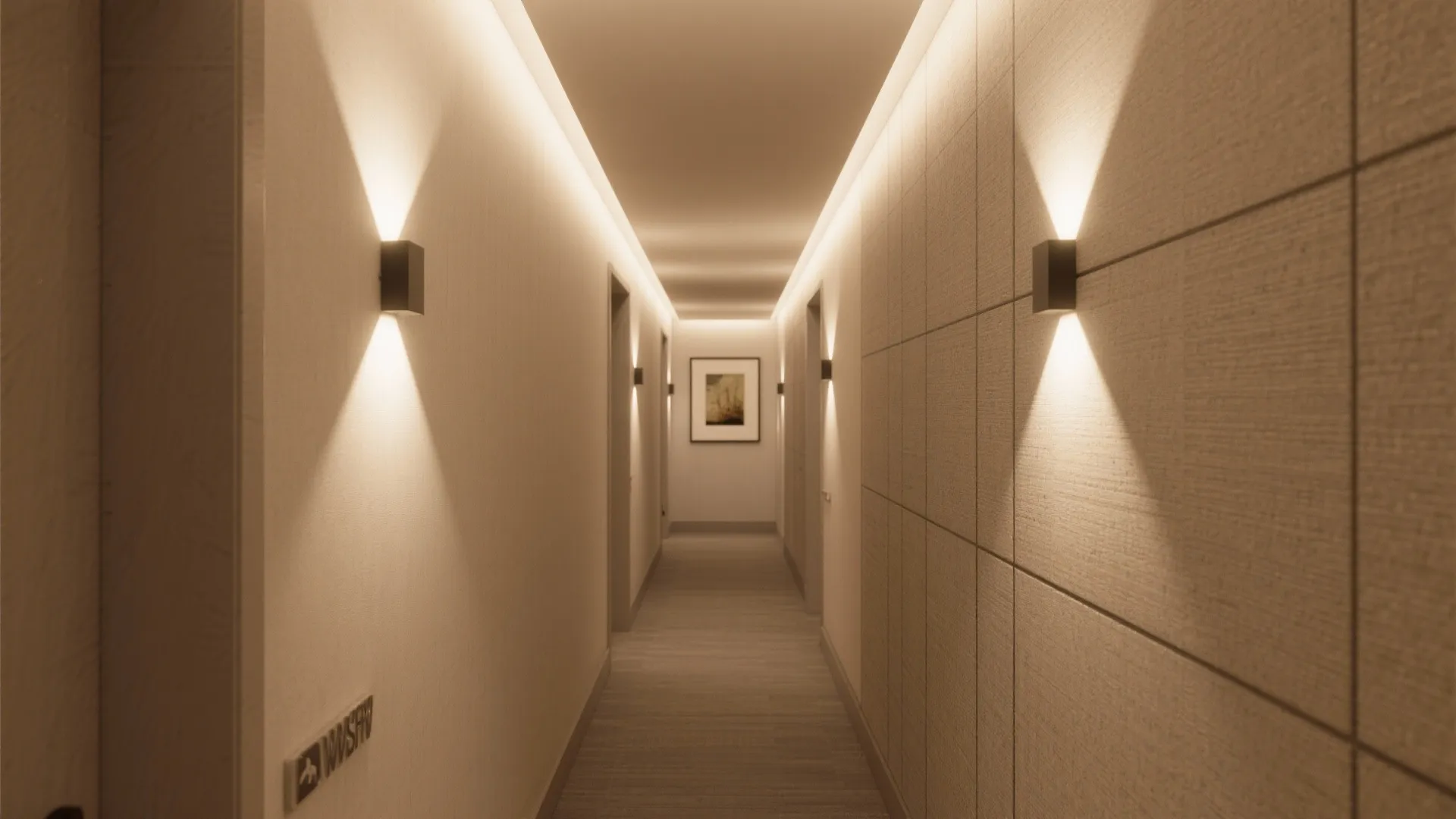 Layered Hallway Lighting & Washes
