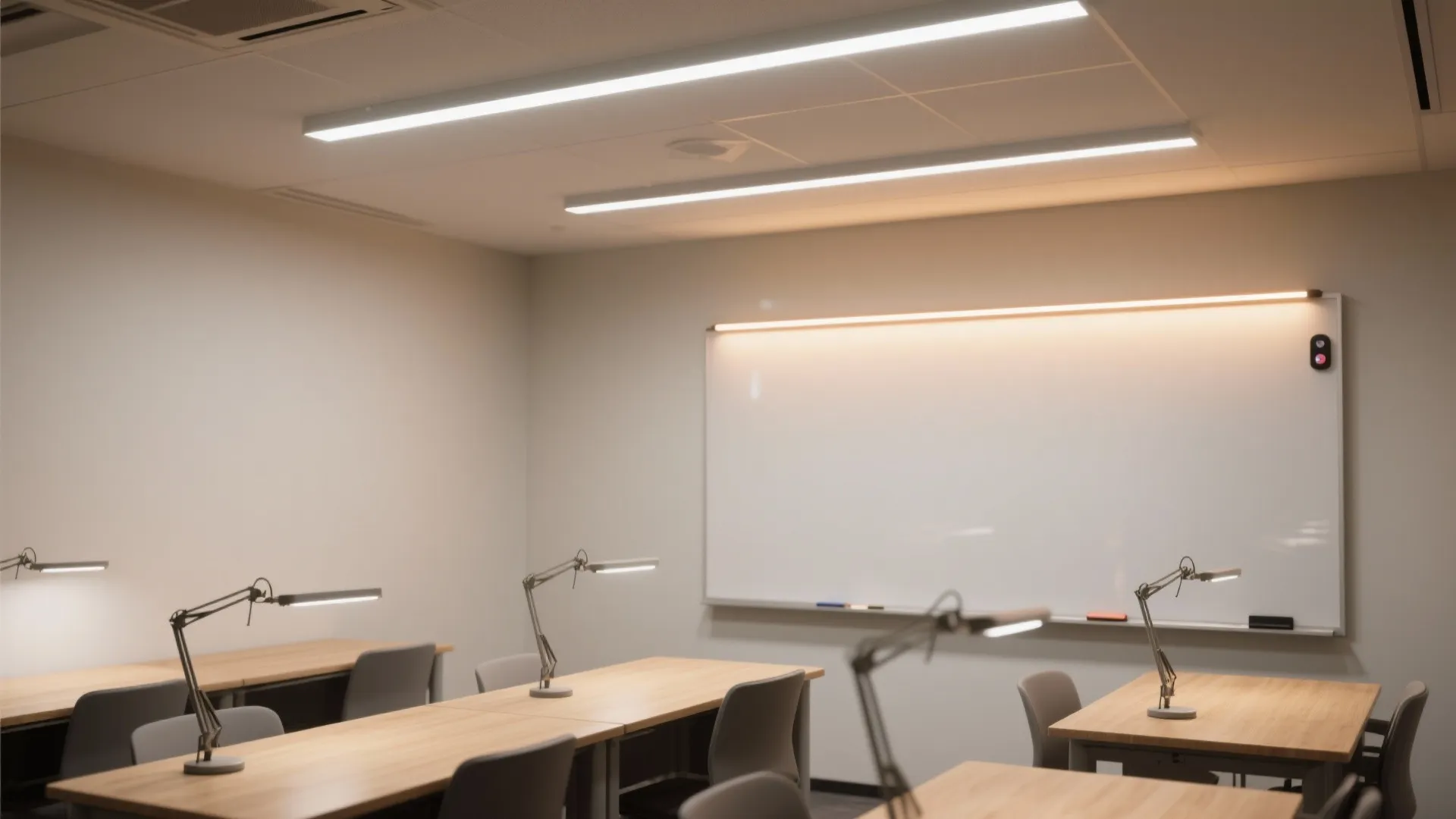 3) Lighting layers for focus and comfort