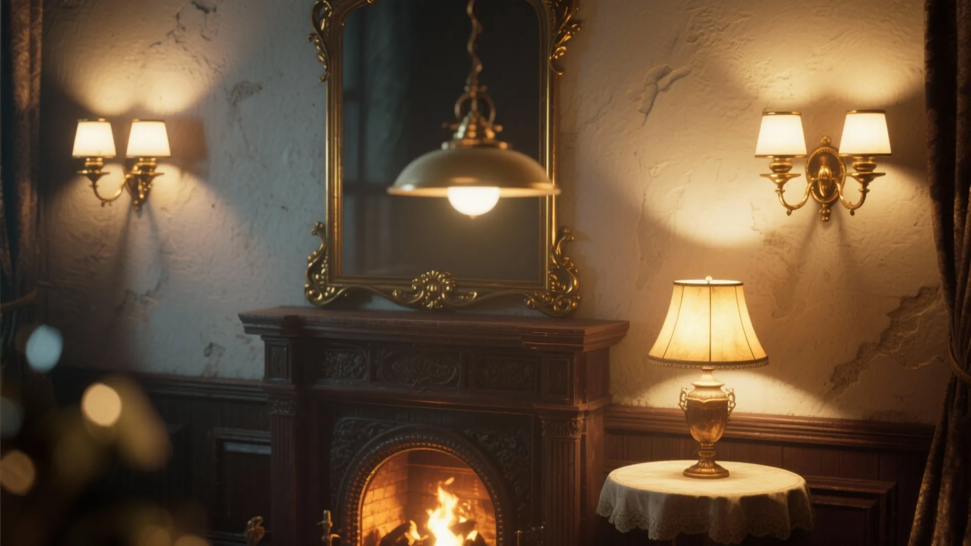 2. Layered Lighting for Warmth and Drama