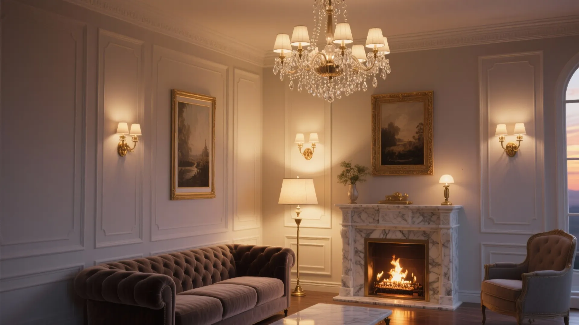 Curated Lighting: Chandeliers, Sconces, and Dim Layers