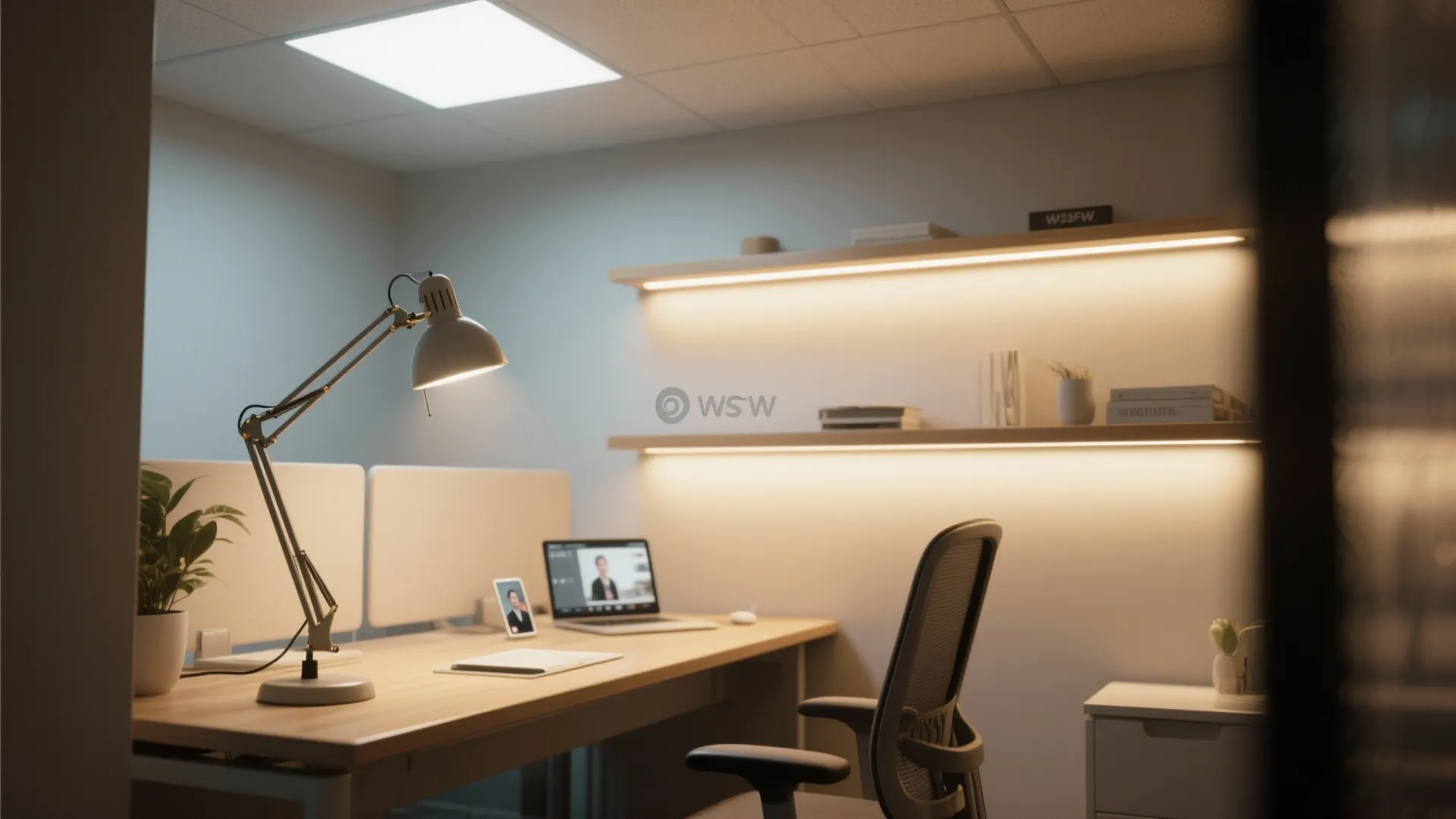 3. Layered lighting for mood and focus