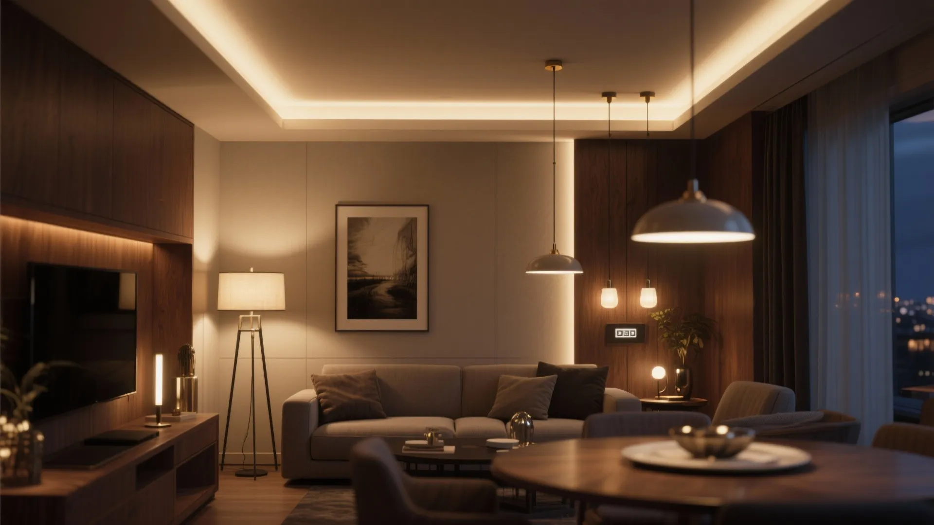 Layered lighting that feels like a boutique hotel