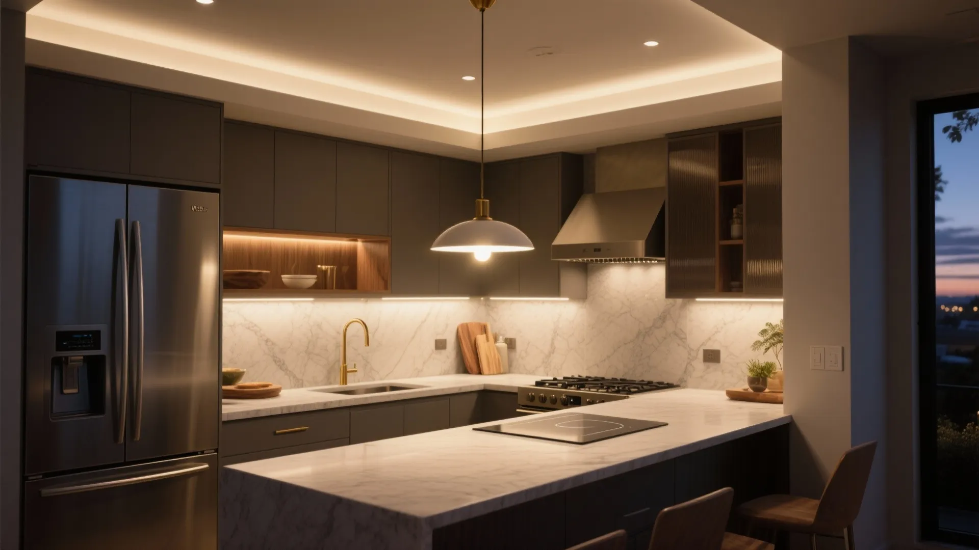 Layered Lighting And Discreet Tech