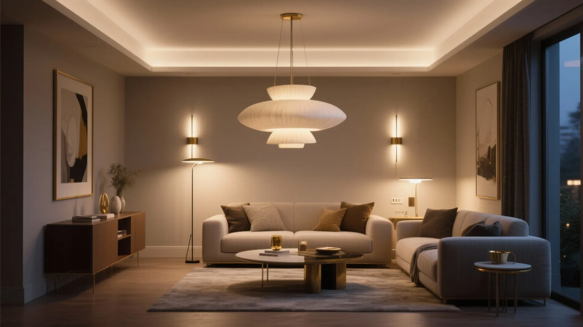 Statement Lighting in Layers