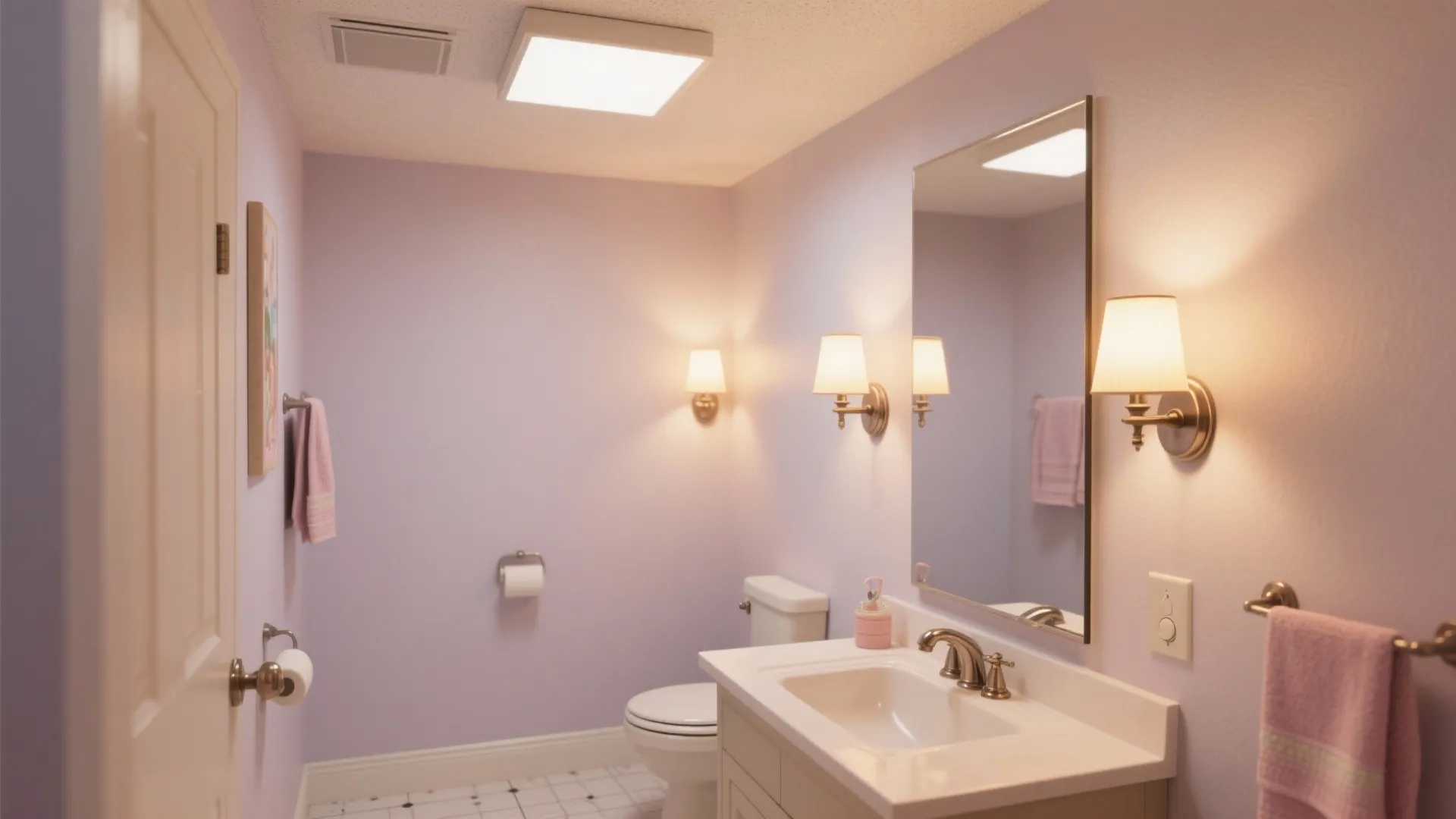 Two-Light Strategy: Vanity + Ambient