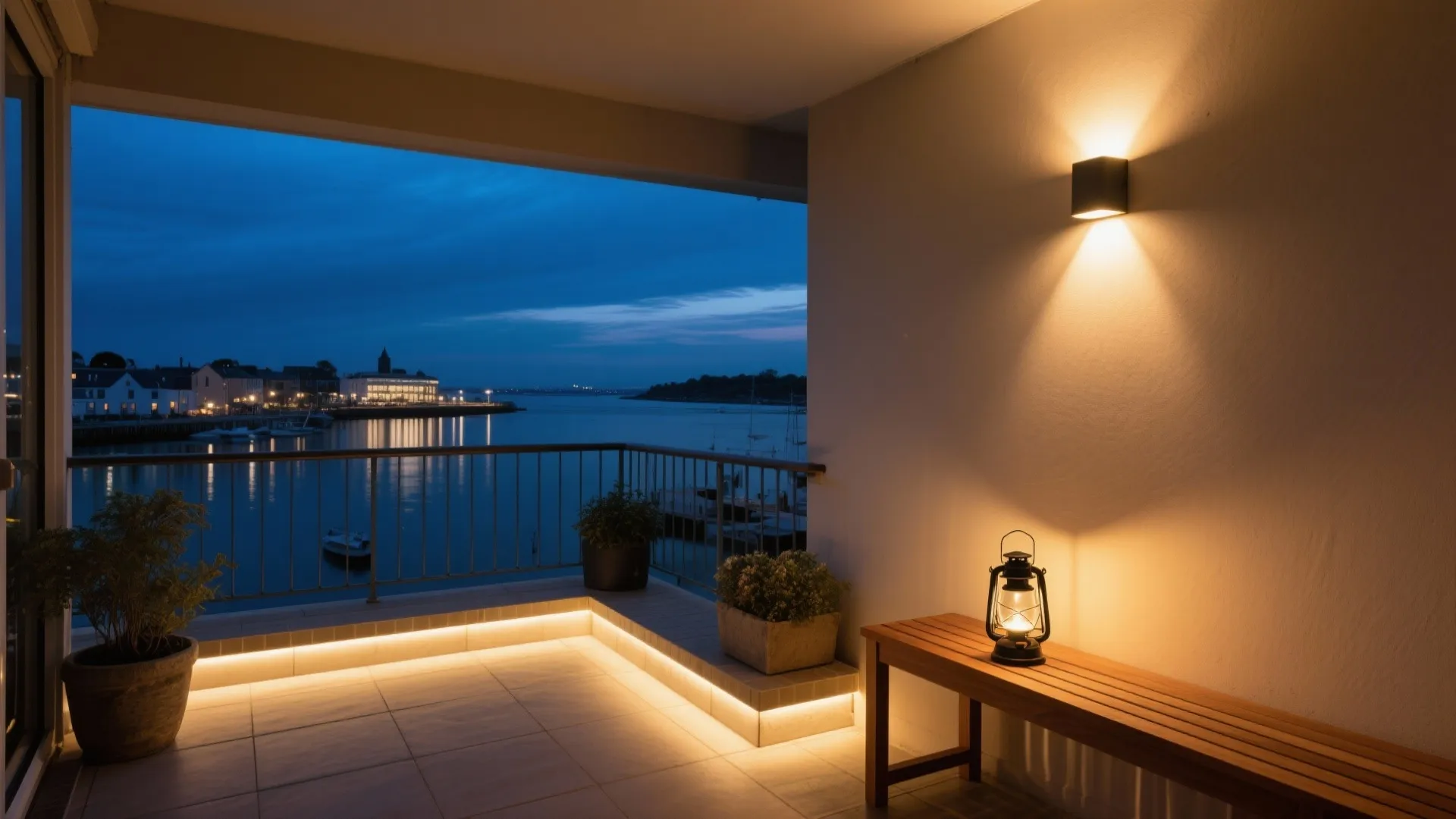 Layered lighting for long evenings